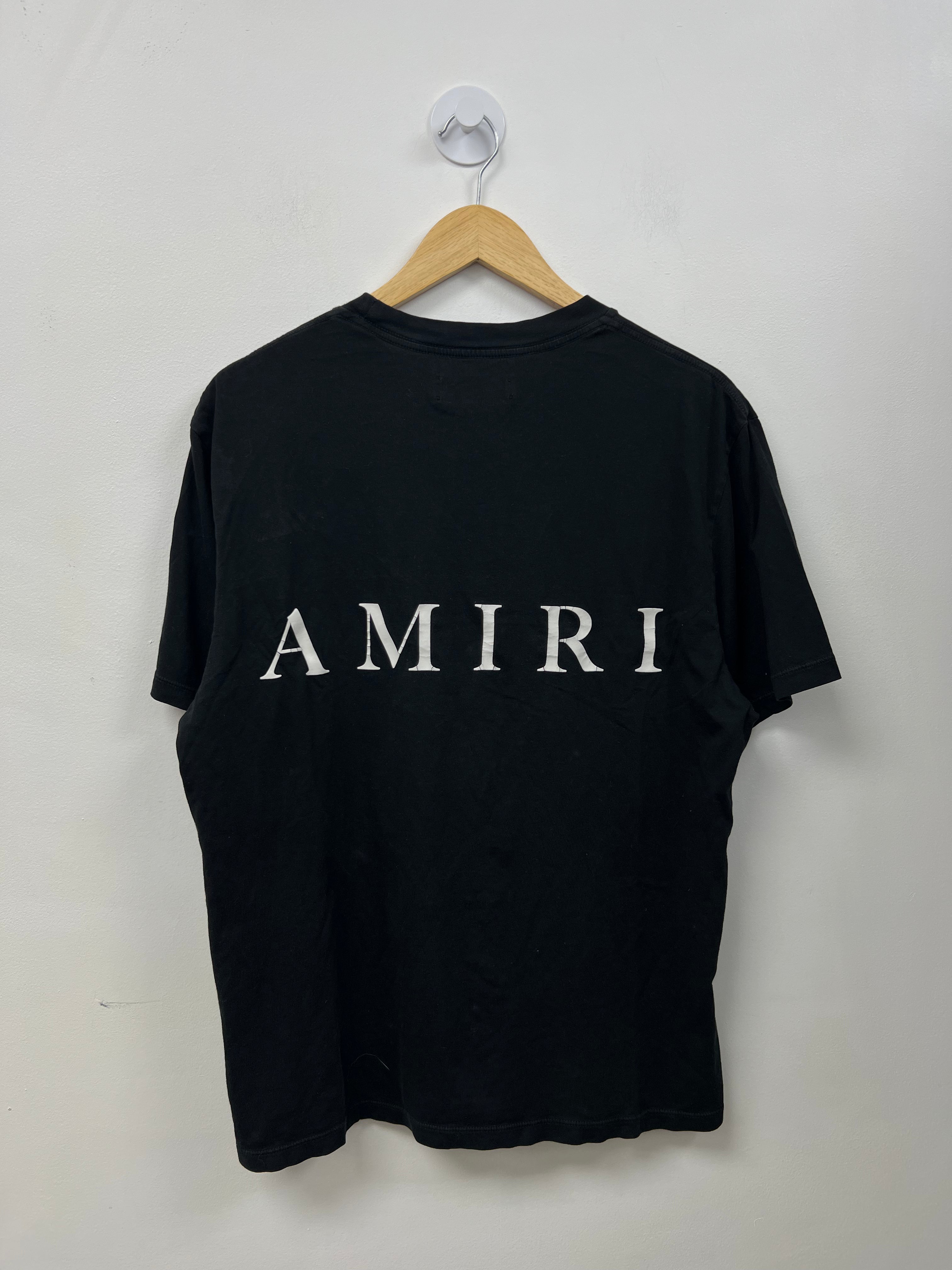 Amiri Black White MA Logo Tee
