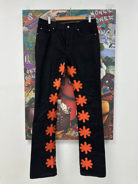 LOSTSHDWS Jeans Black Orange Used 34 N/A