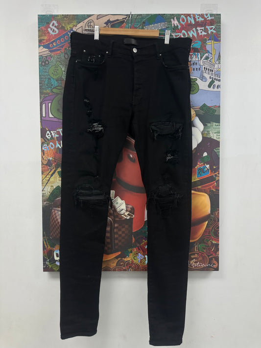 Amiri MX1 Black Black Patch Used 36 N/A