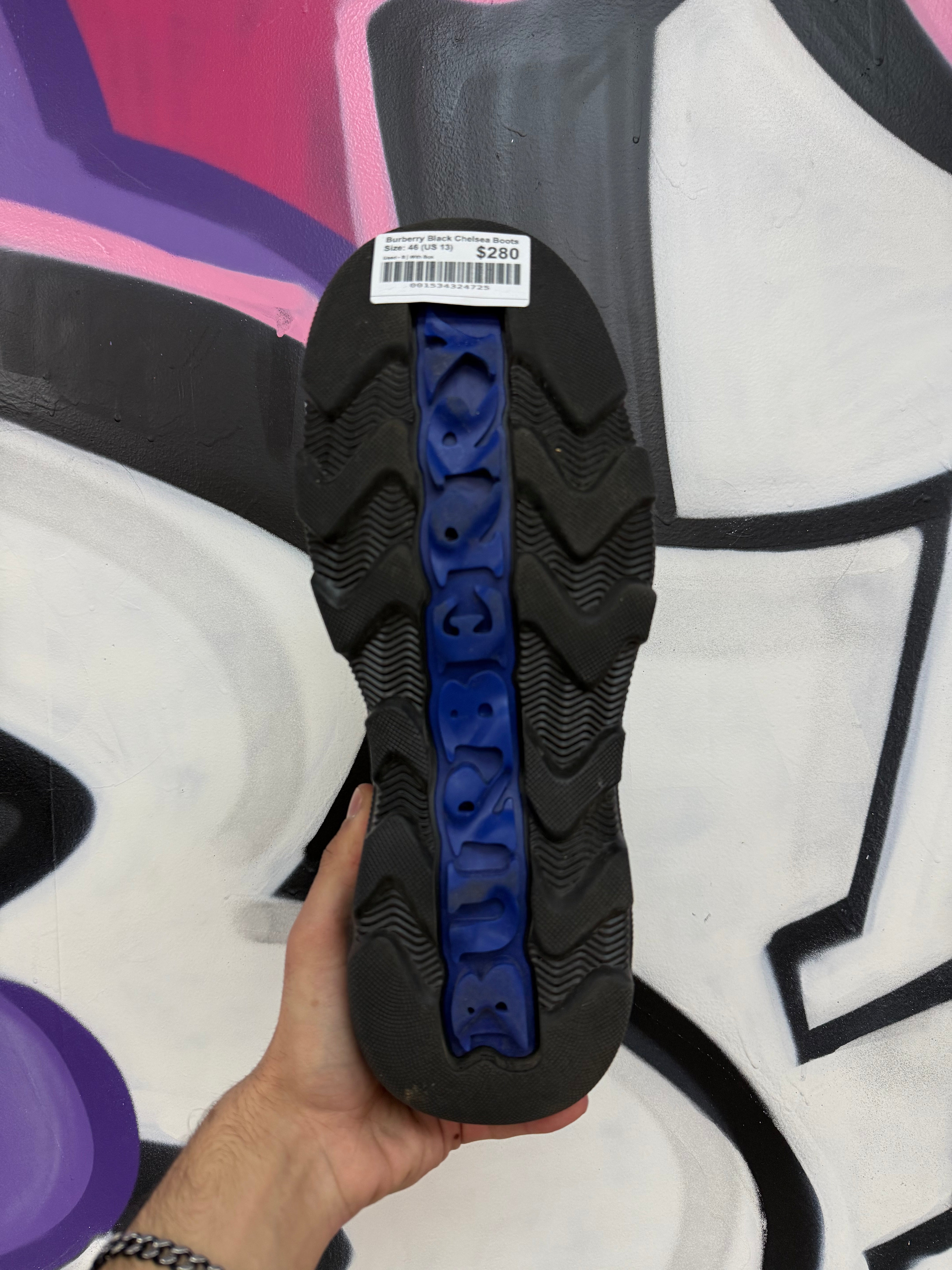 Burberry Black Chelsea Boots