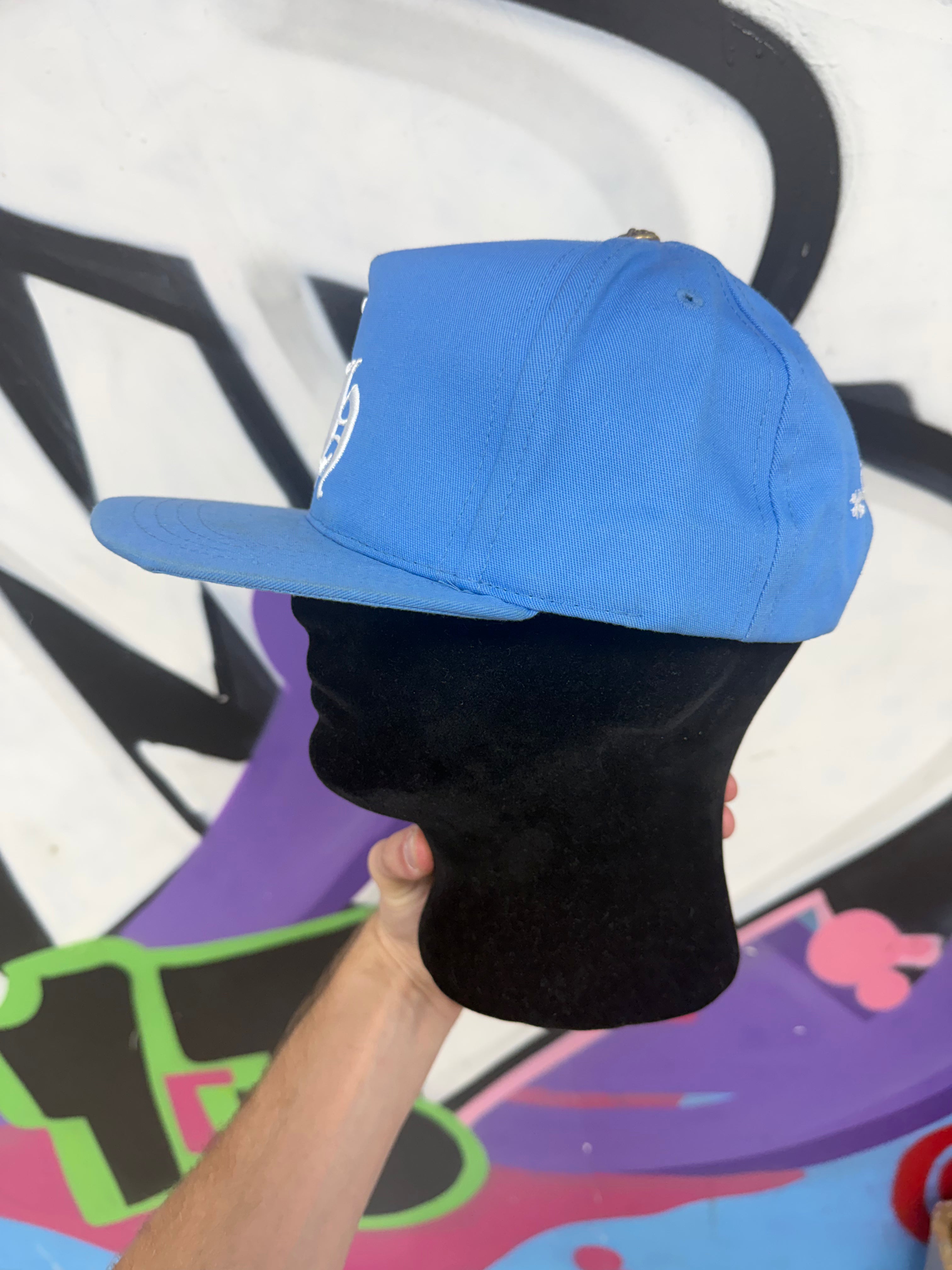 Chrome Hearts Baby Blue White St Barths CH Hat