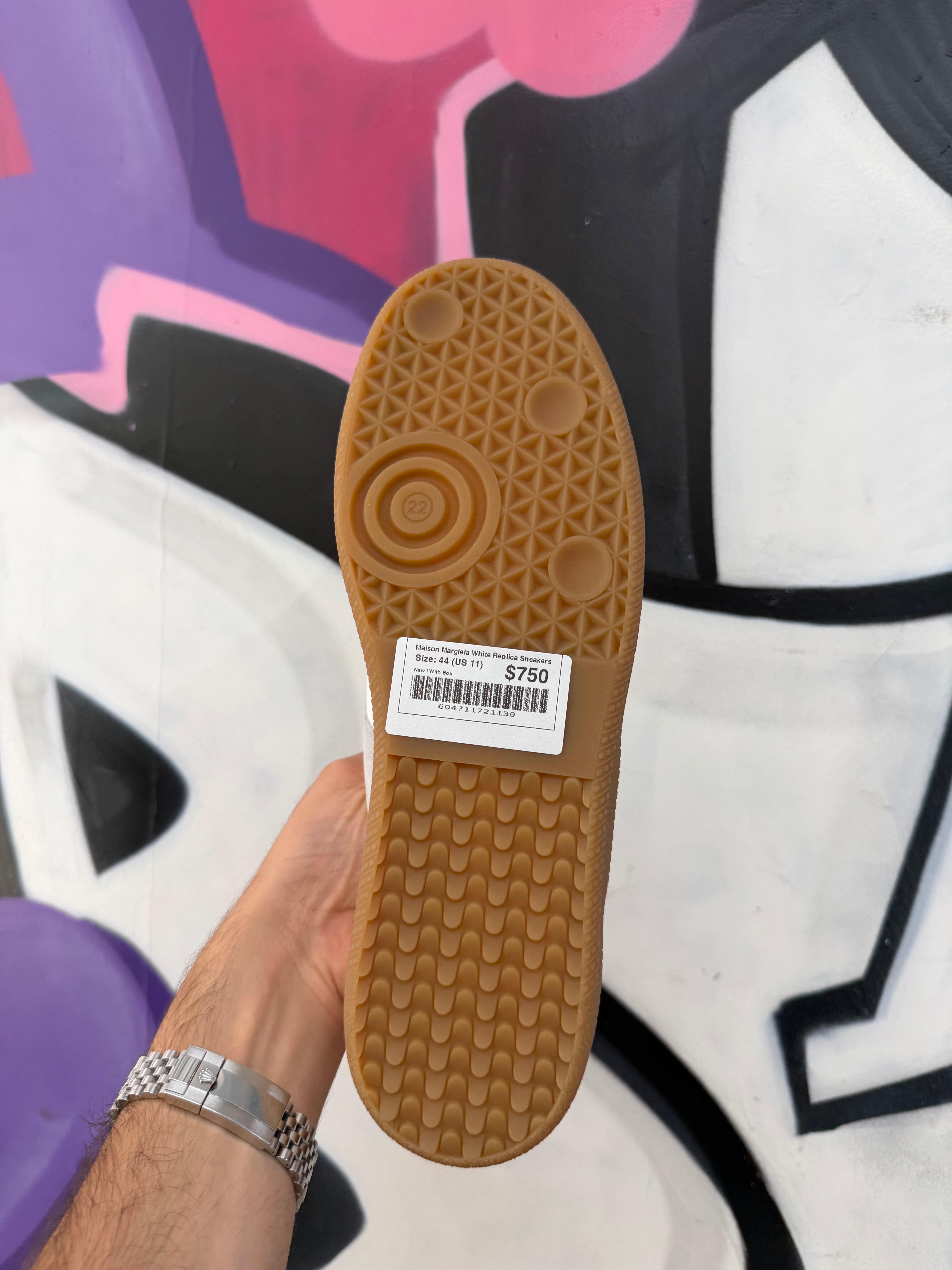 Maison Margiela White Replica Sneakers