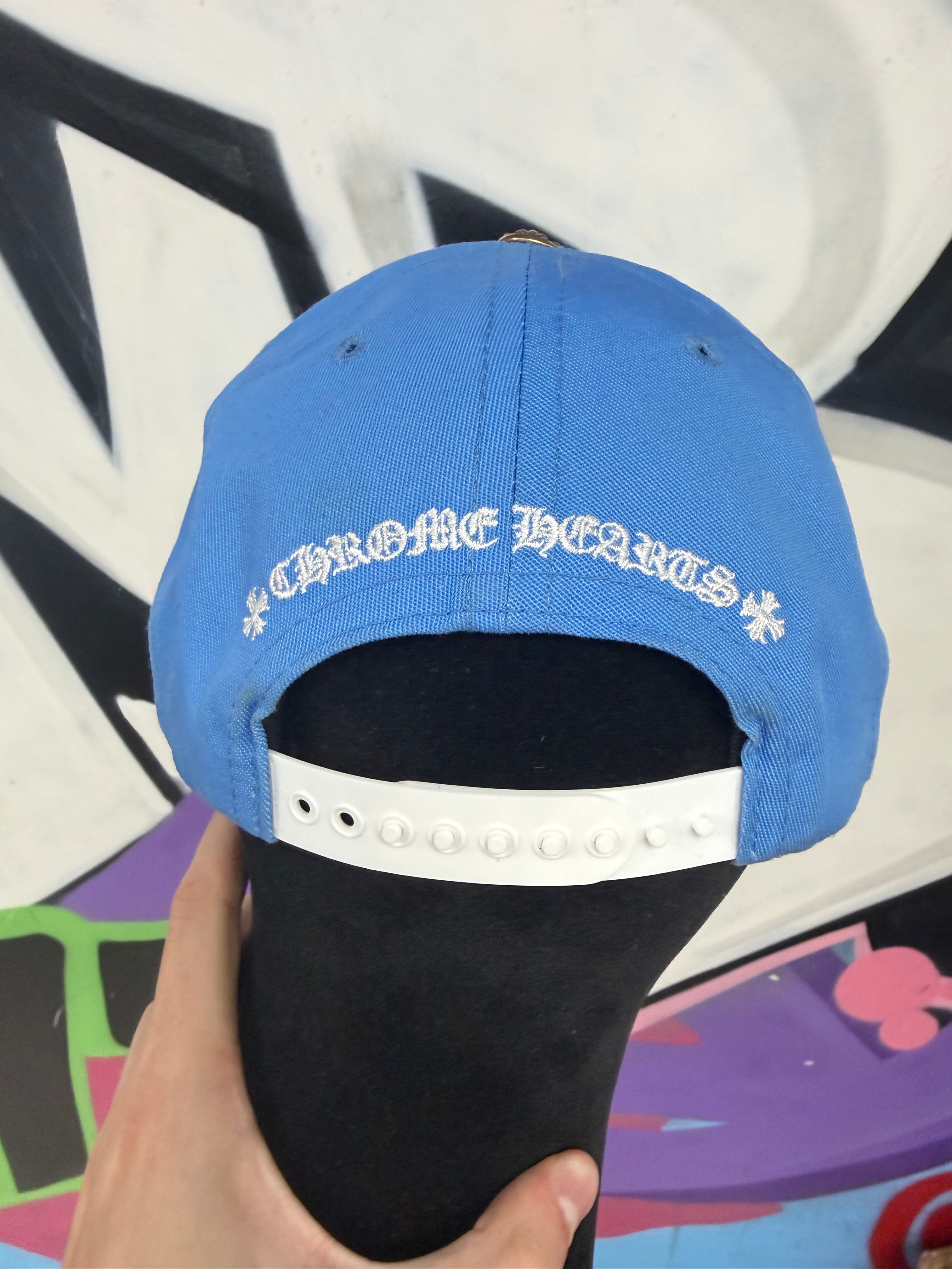 Chrome Hearts Baby Blue White St Barths CH Hat