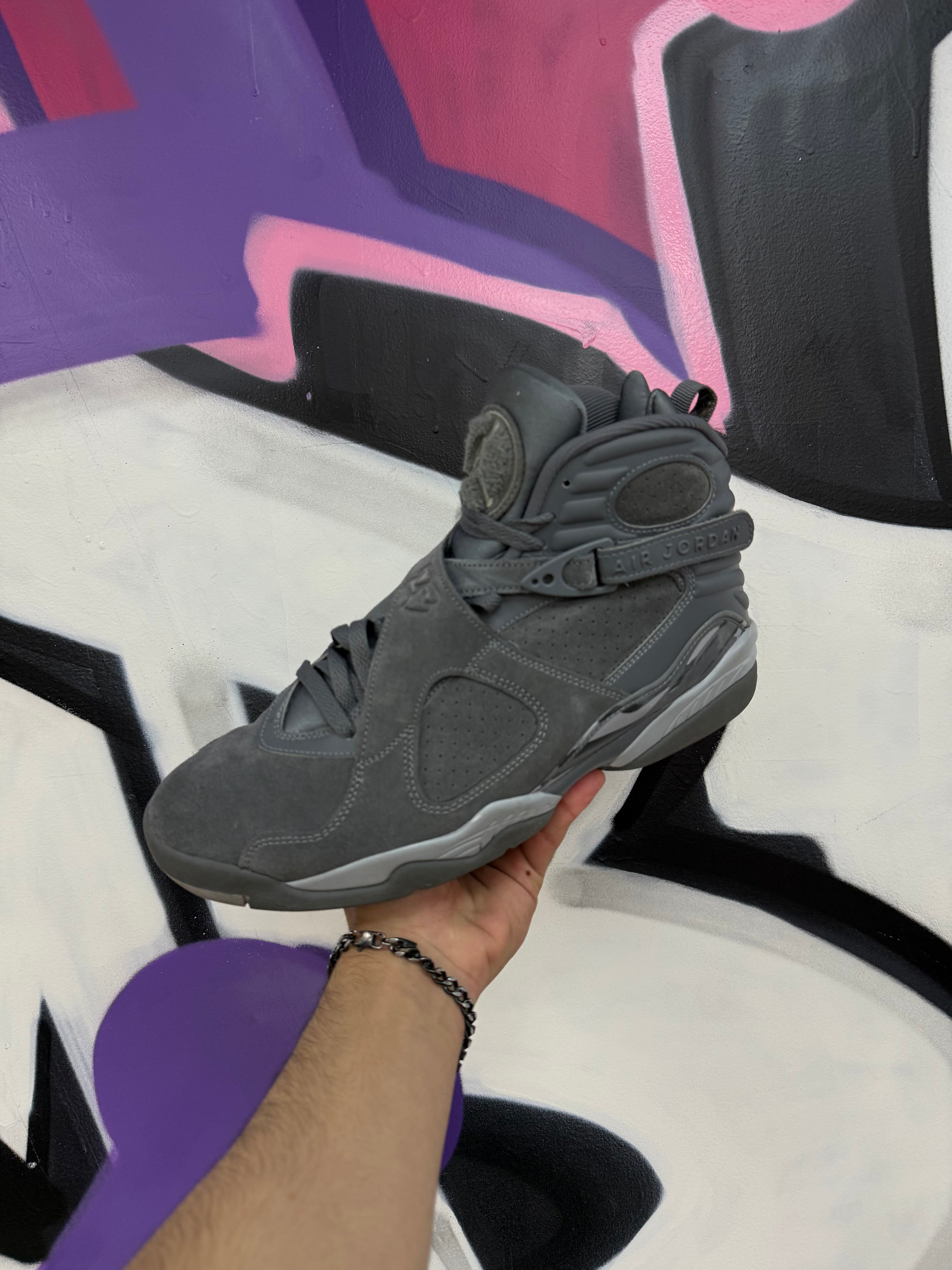 Jordan 8 Cool Grey Sneakers