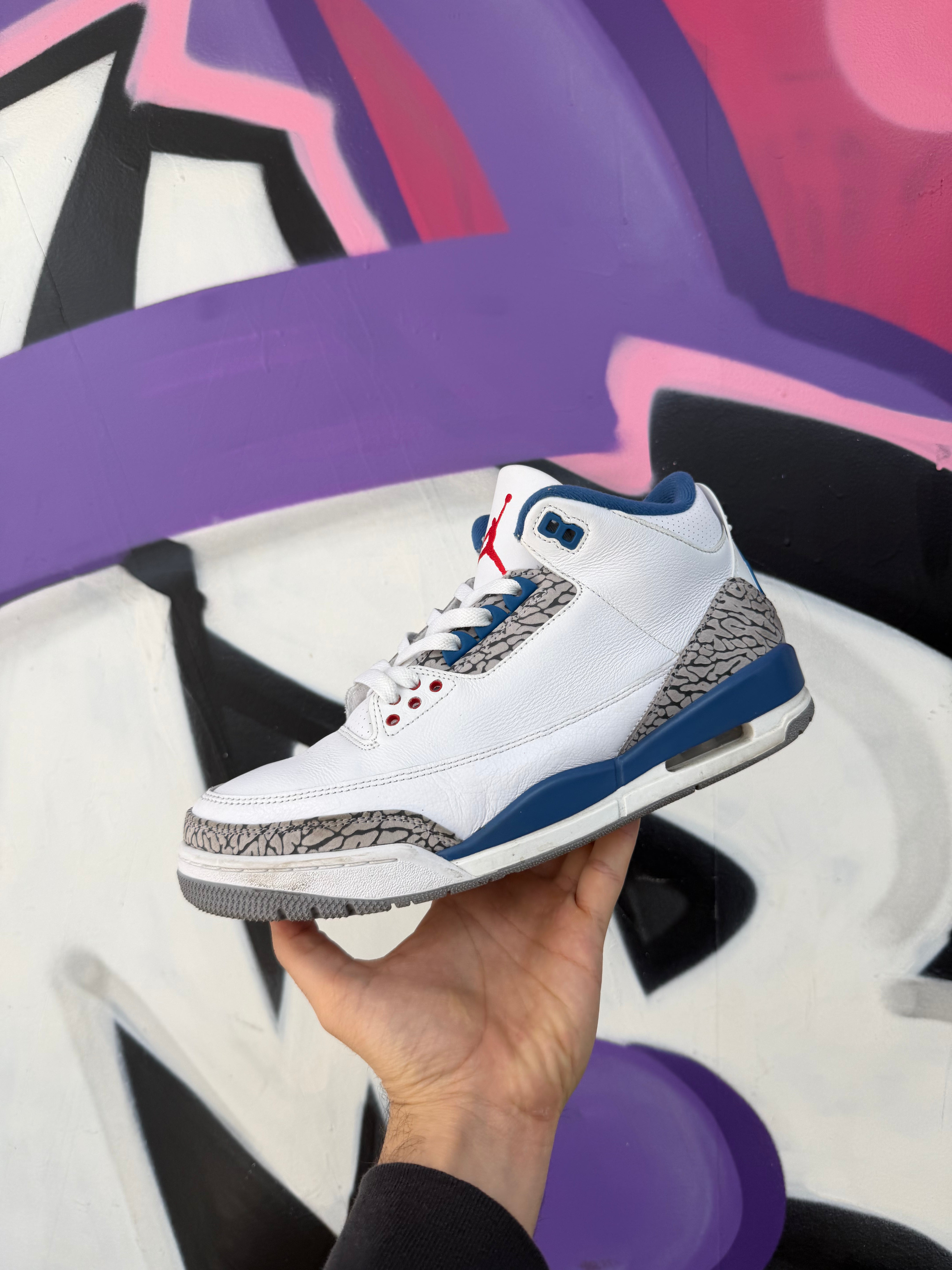 Jordan 3 True Blue Sneakers