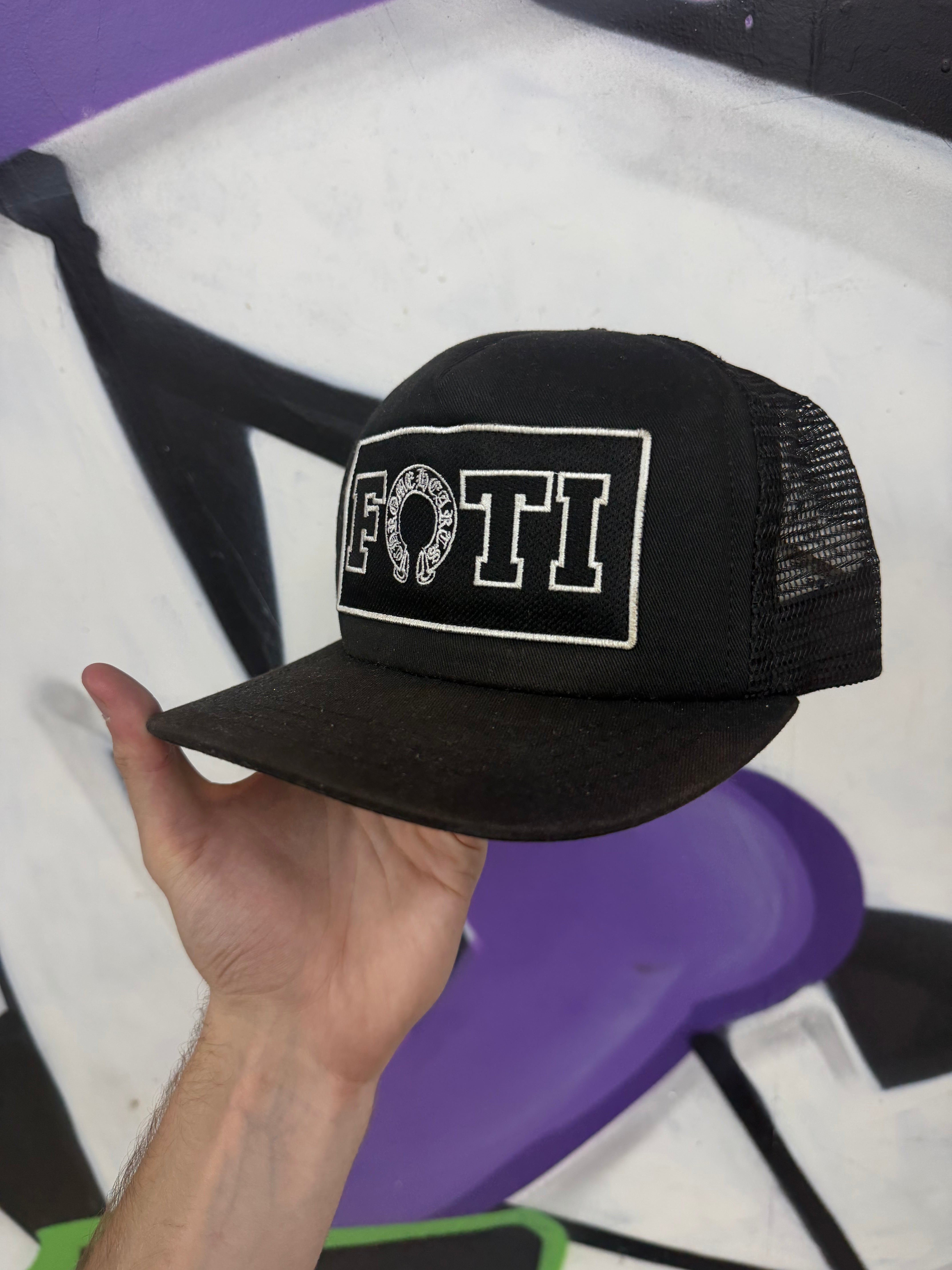 Chrome Hearts FOTI Horseshoe Trucker Hat