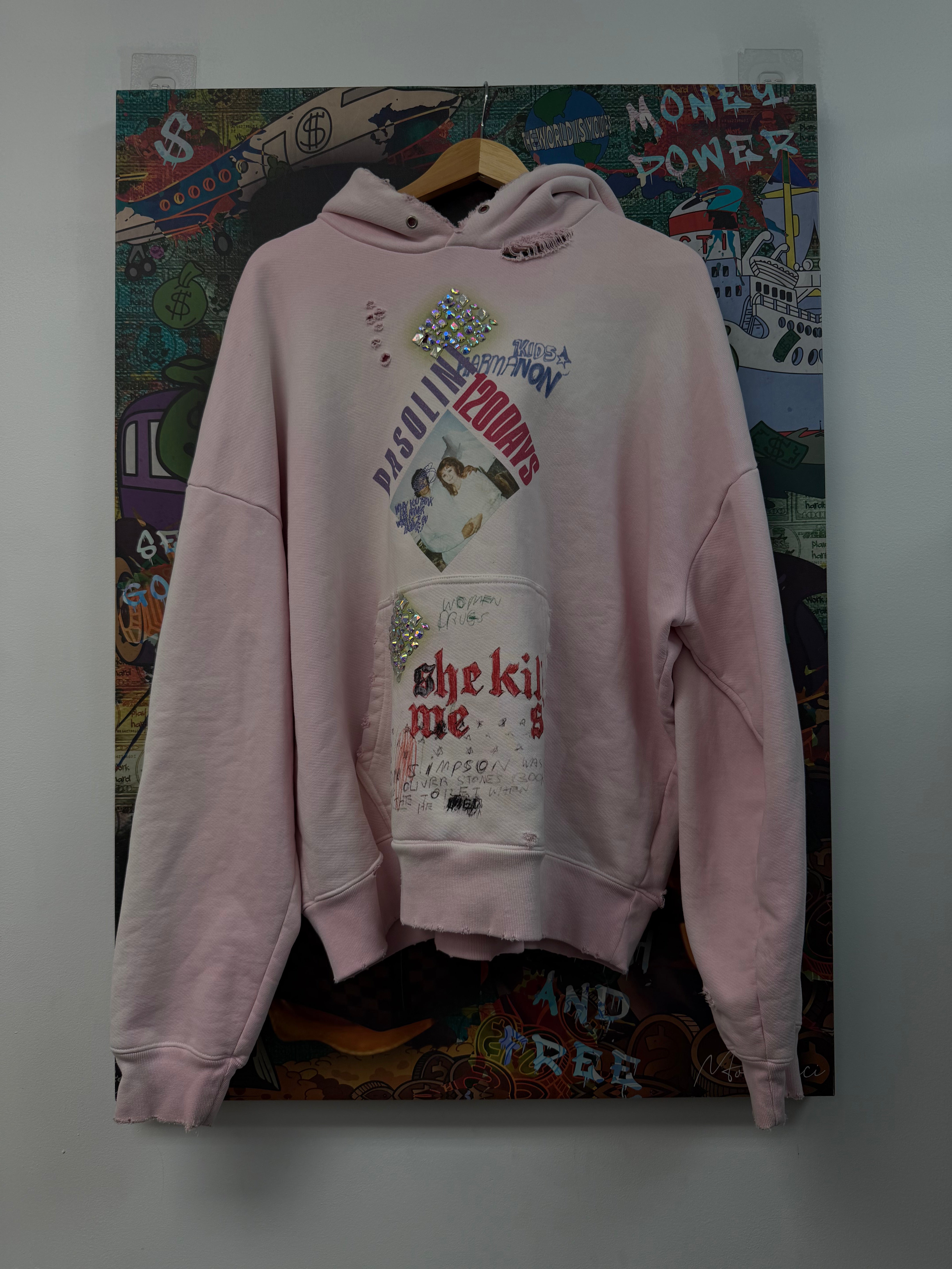 Paly Pink Pasolini 120 Days Hoodie