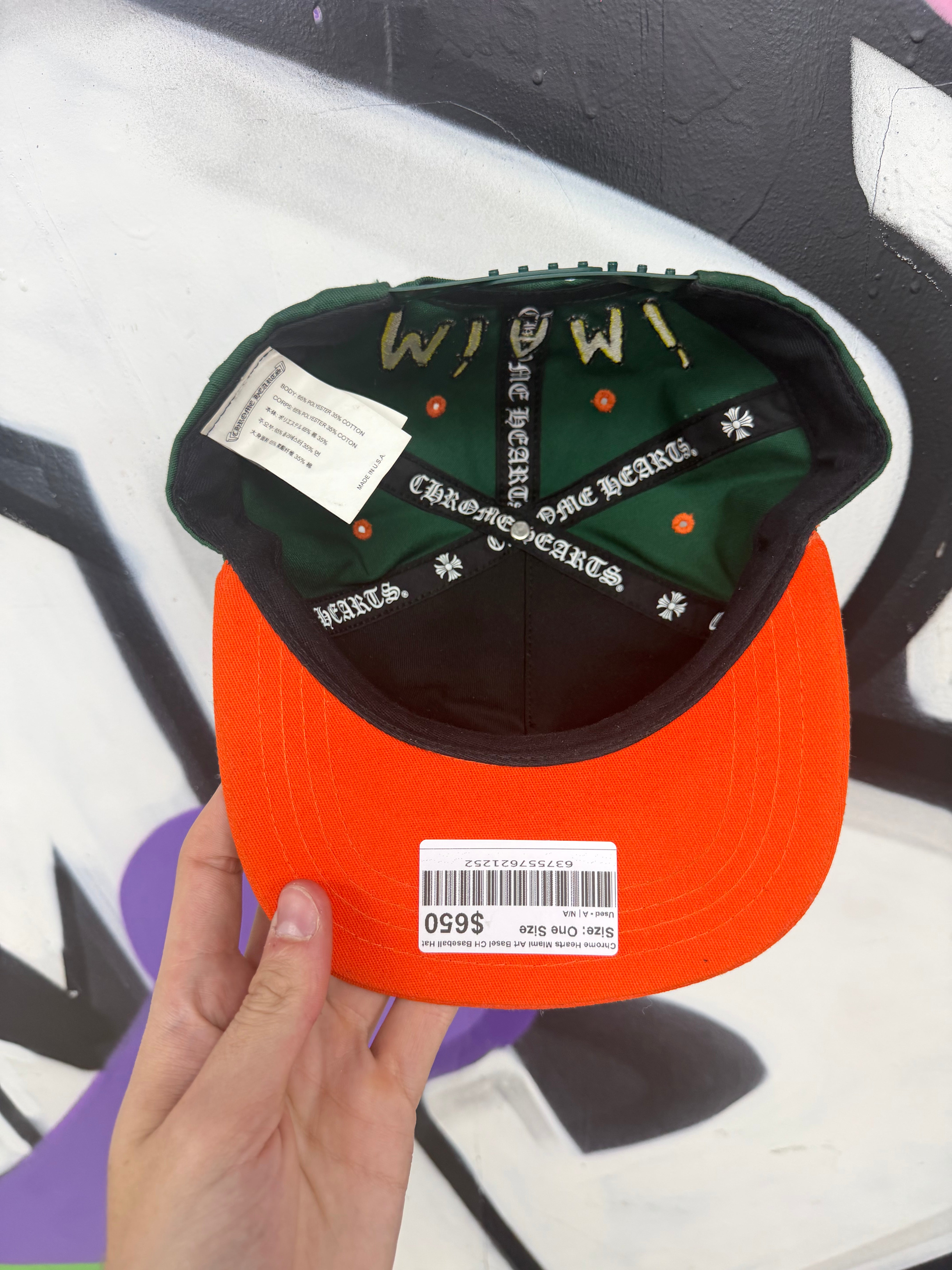 Chrome Hearts Miami Art Basel CH Baseball Hat