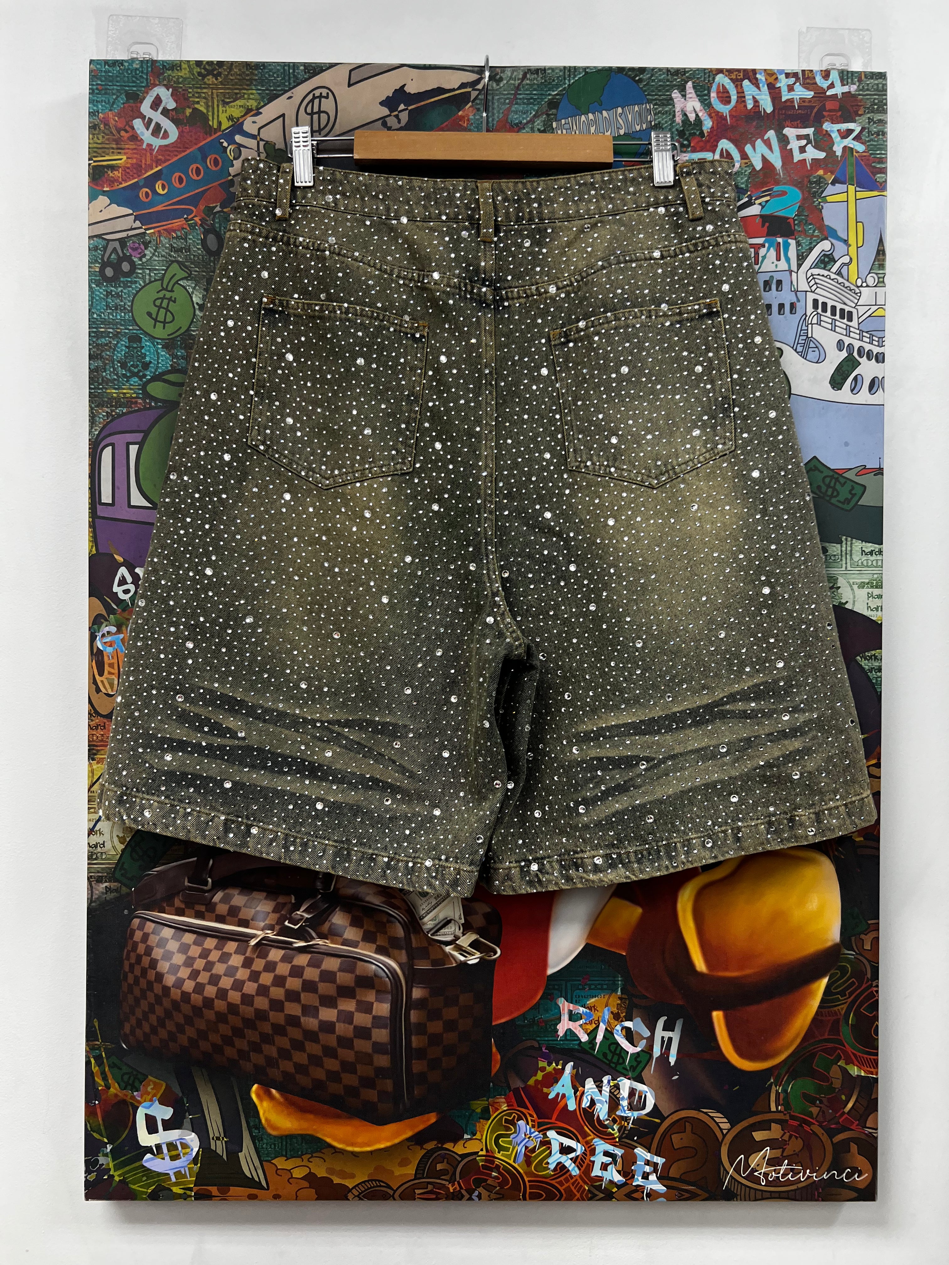 Vale Mid Wash Rainstorm Jean Shorts