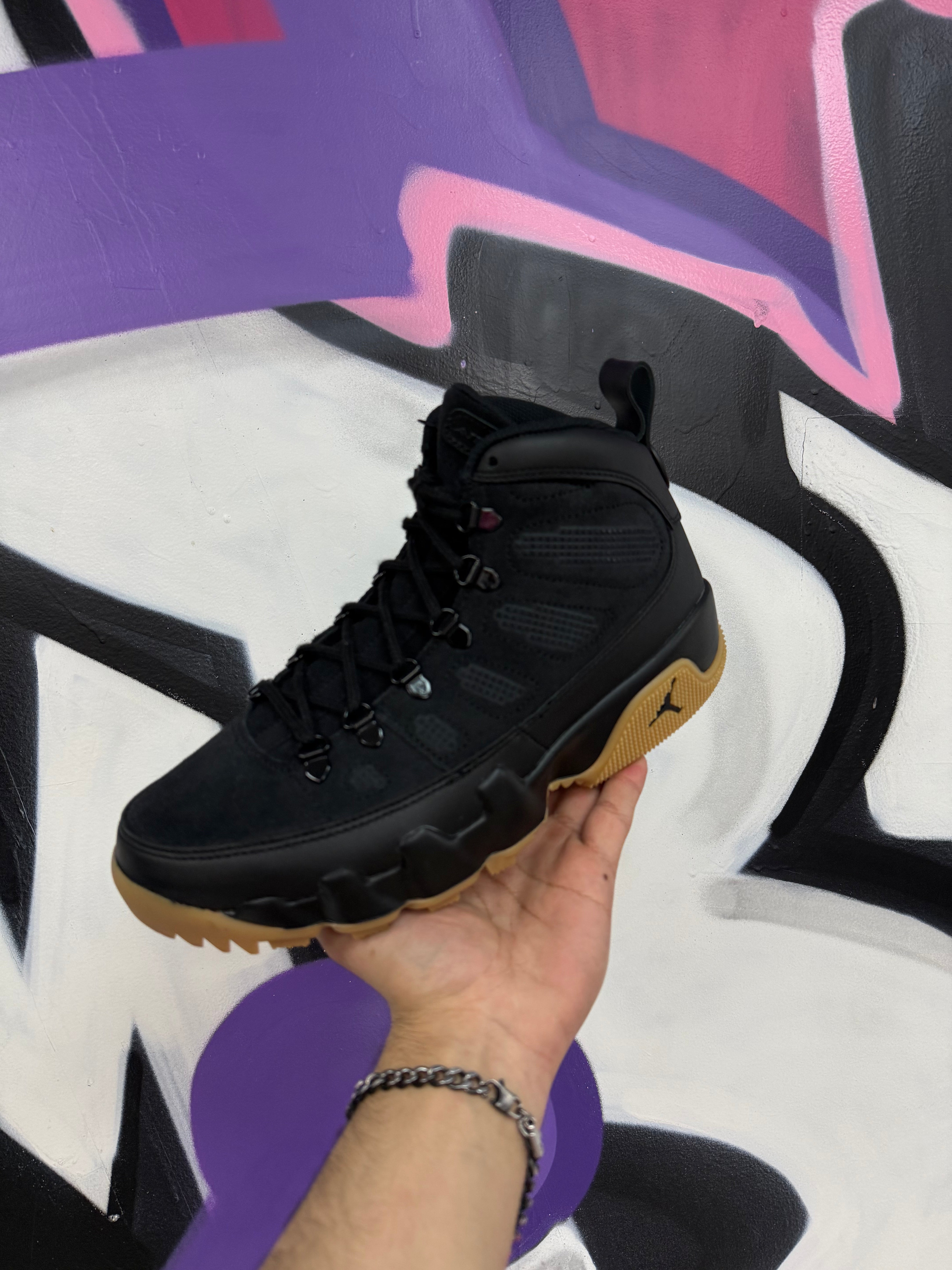 Jordan 9 NRG Black Gum Boot Sneakers