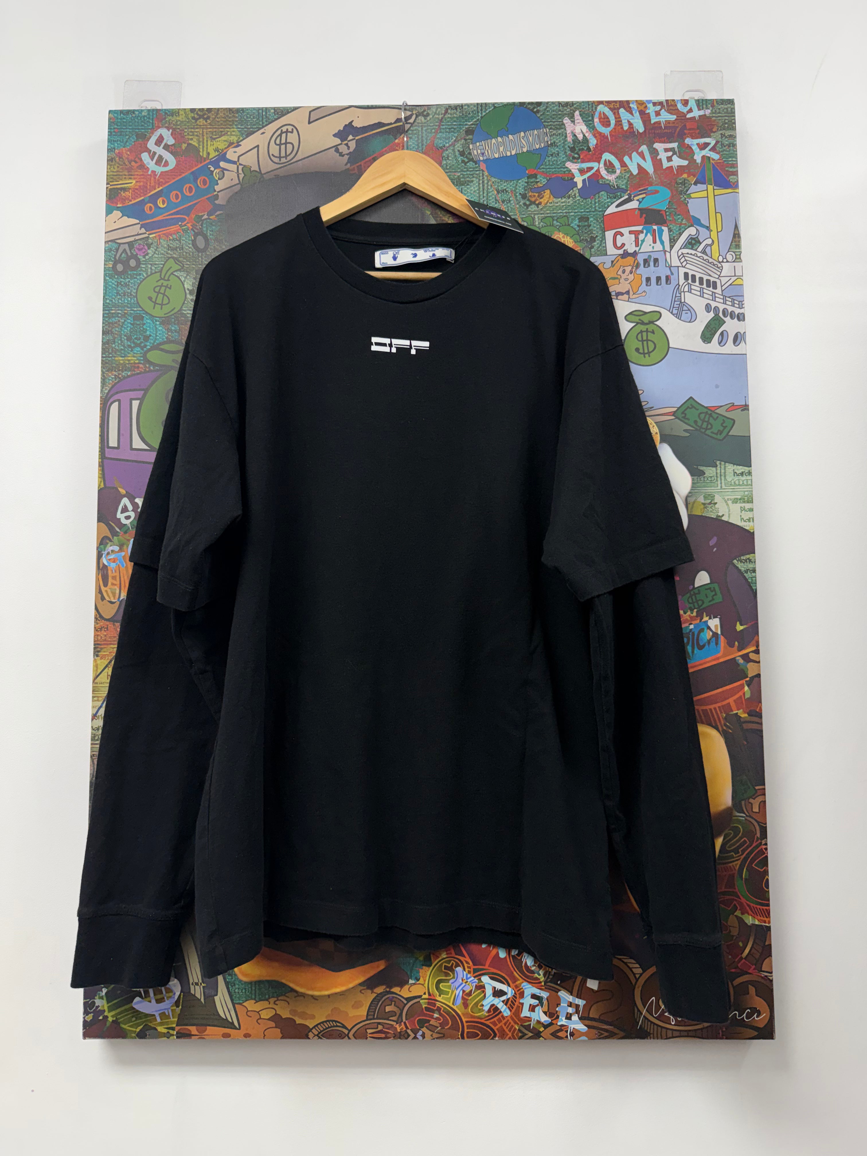 Off White Layered Arrows Long Sleeve