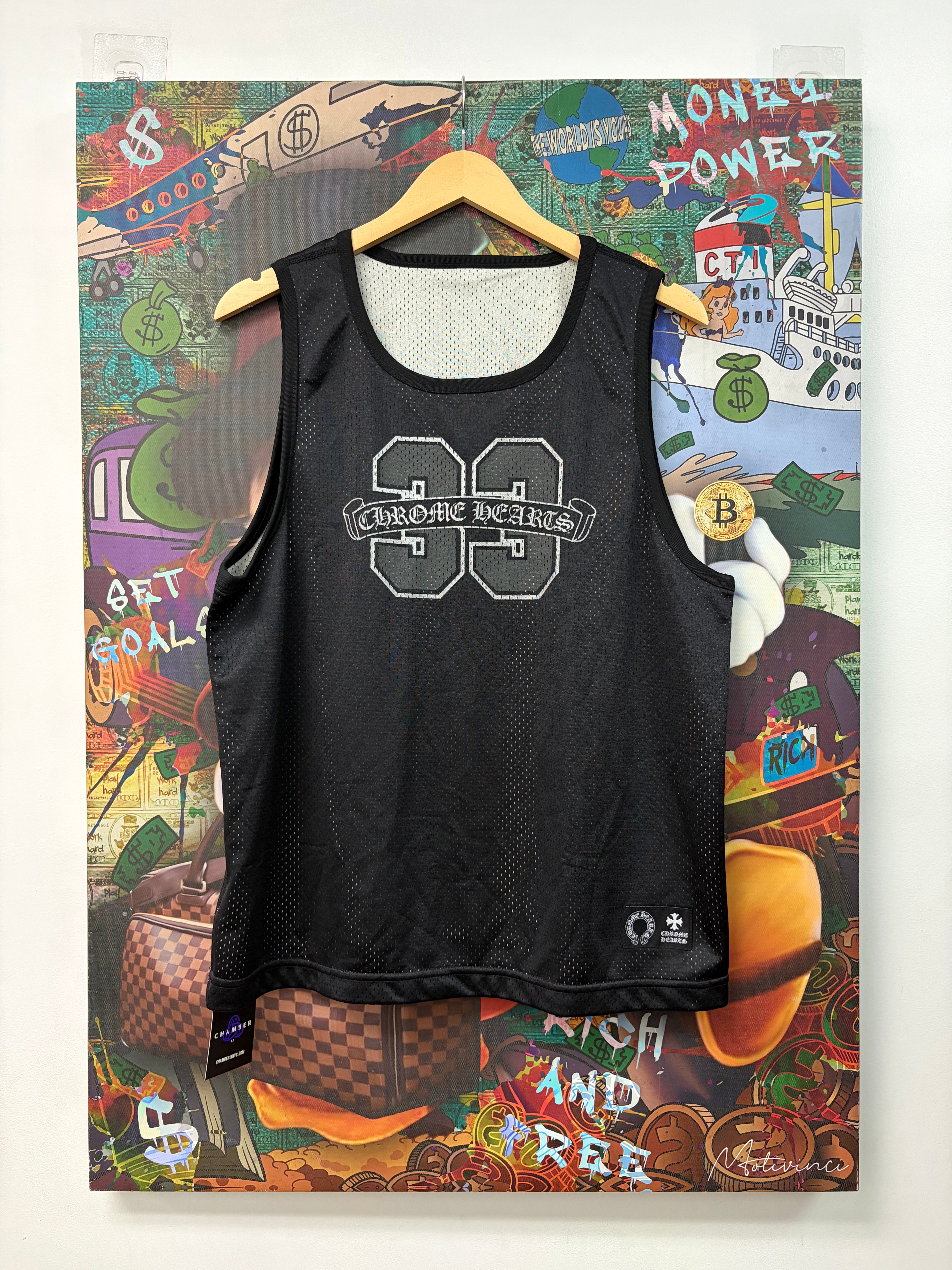 Chrome Hearts Black Sleeveless Jersey