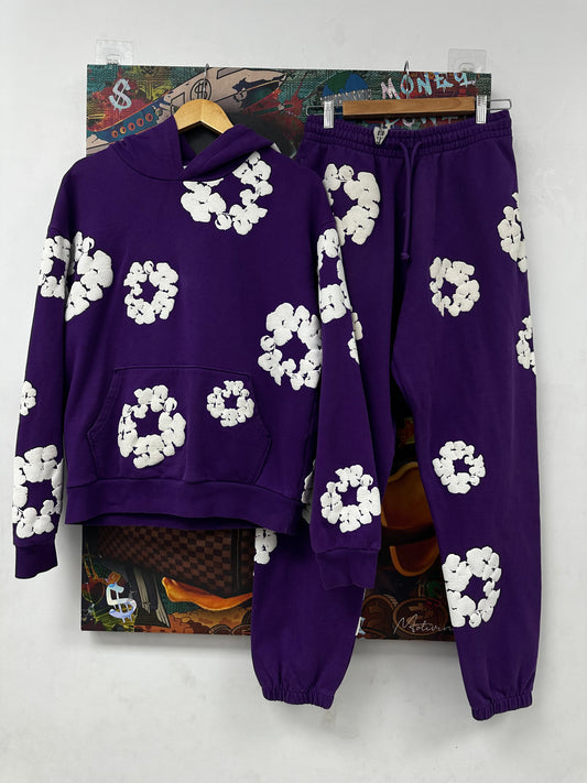Denim Tears Sweatsuit Purple  Used L Hoodie M Pants  N/A