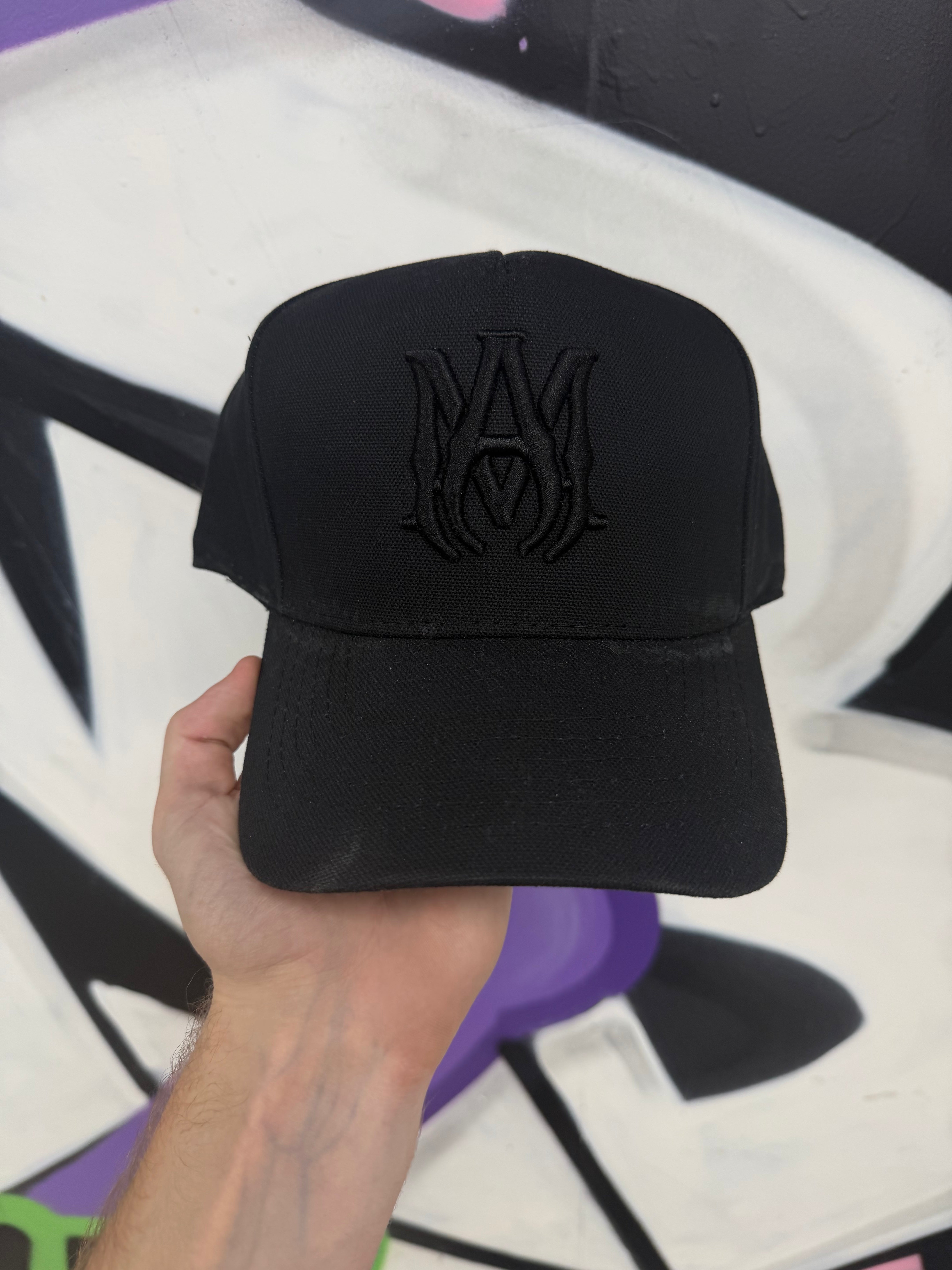 Amiri Black MA Tonal Hat