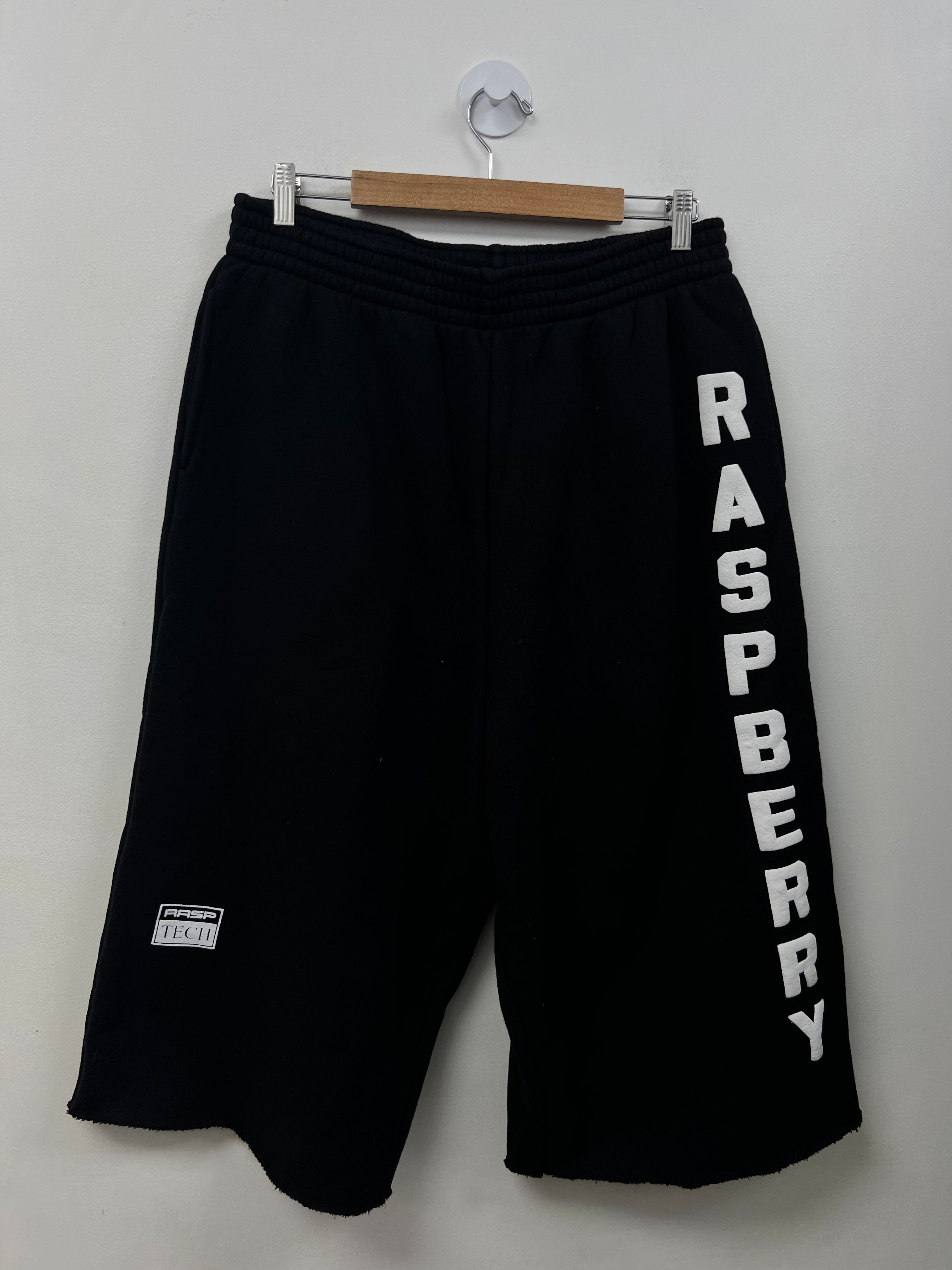 GV Gallery Black White Cutoff Shorts