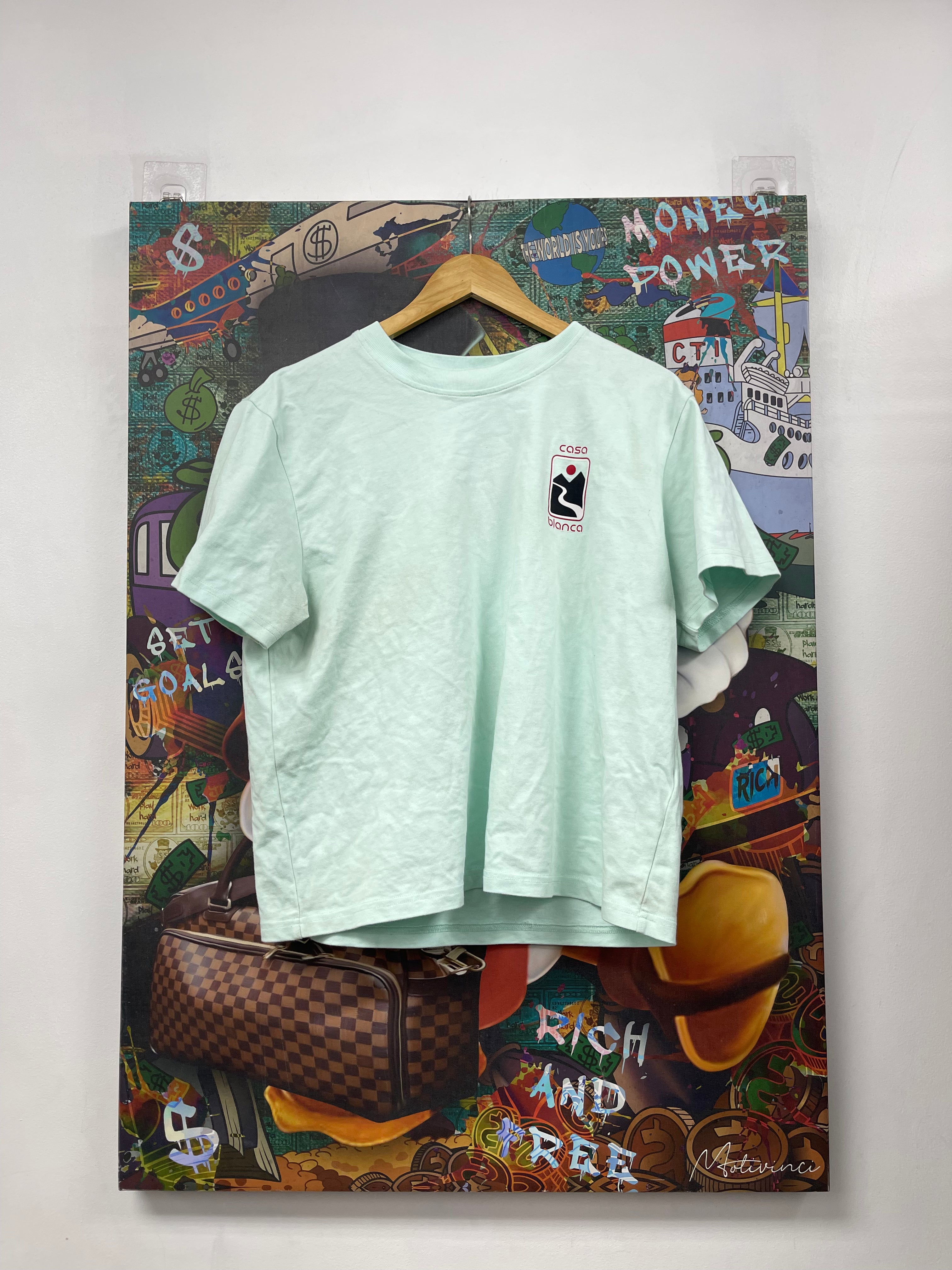Casablanca Teal Red Mountain Tee