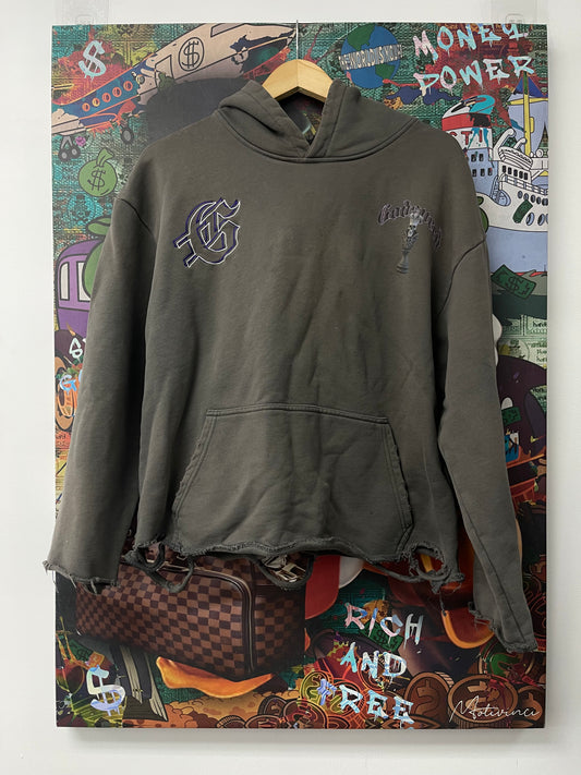 Godspeed Grey Purple Crown Hoodie  Used