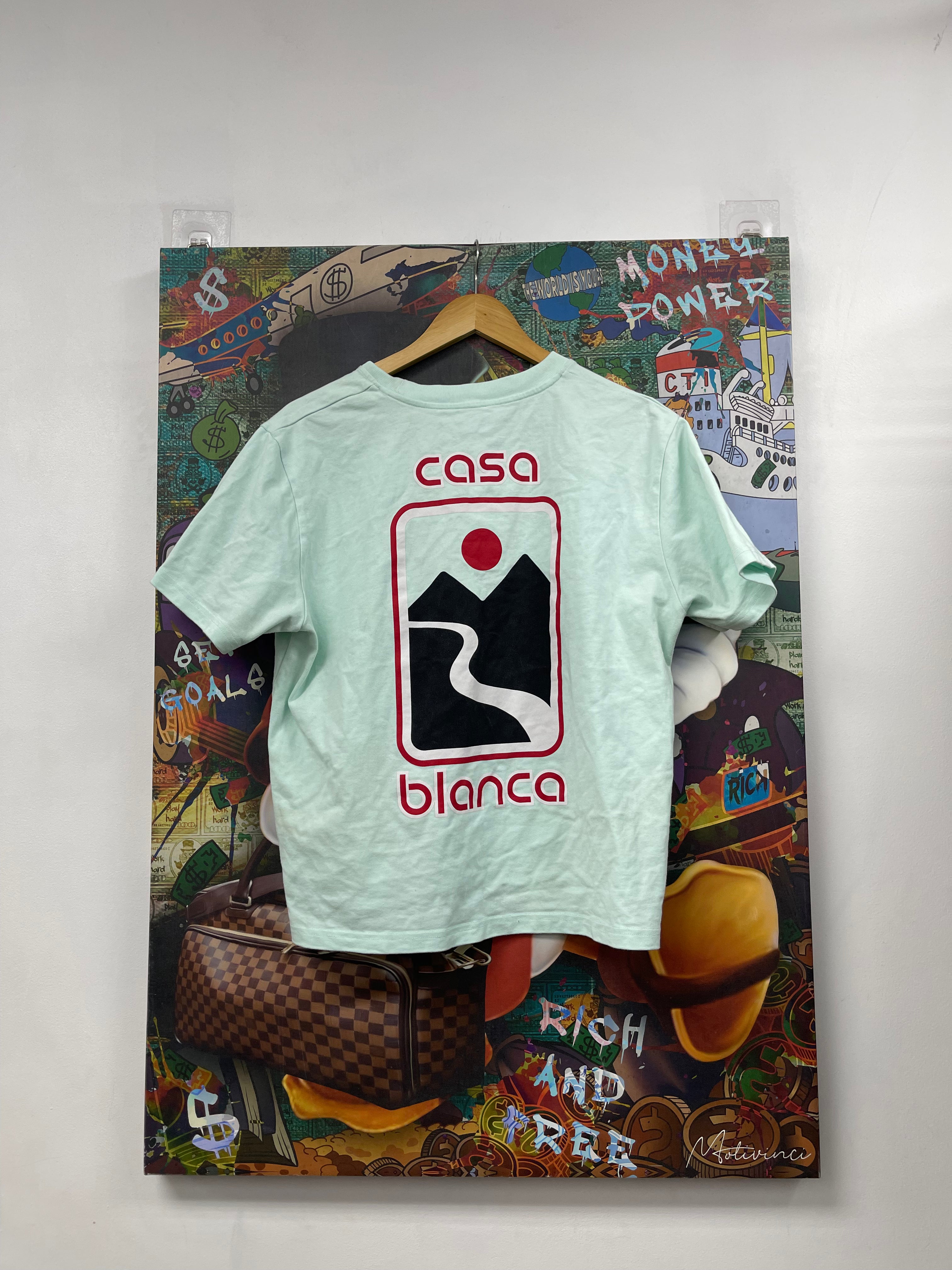Casablanca Teal Red Mountain Tee