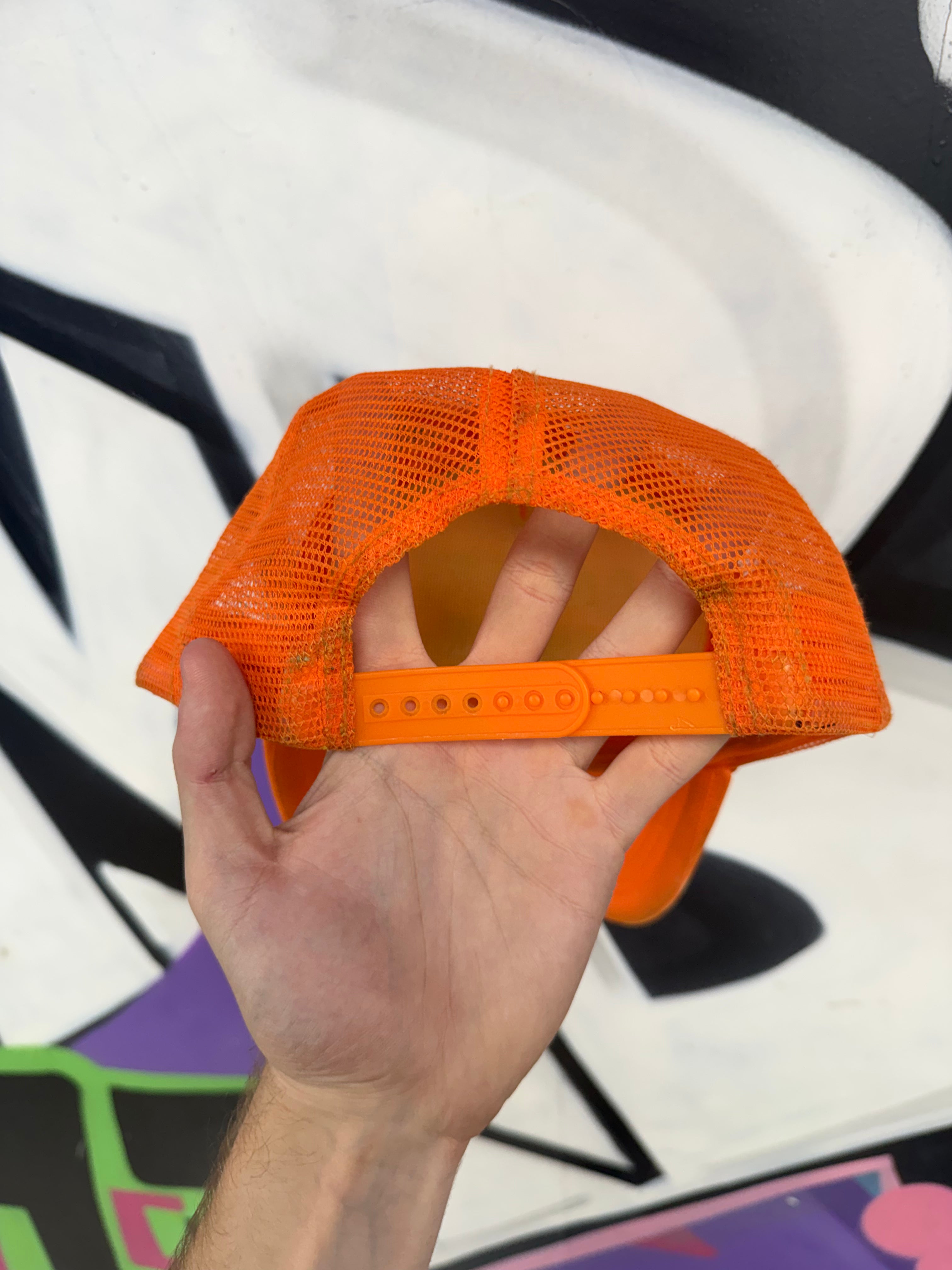 Gallery Dept Orange Paint Splatter Trucker Hat