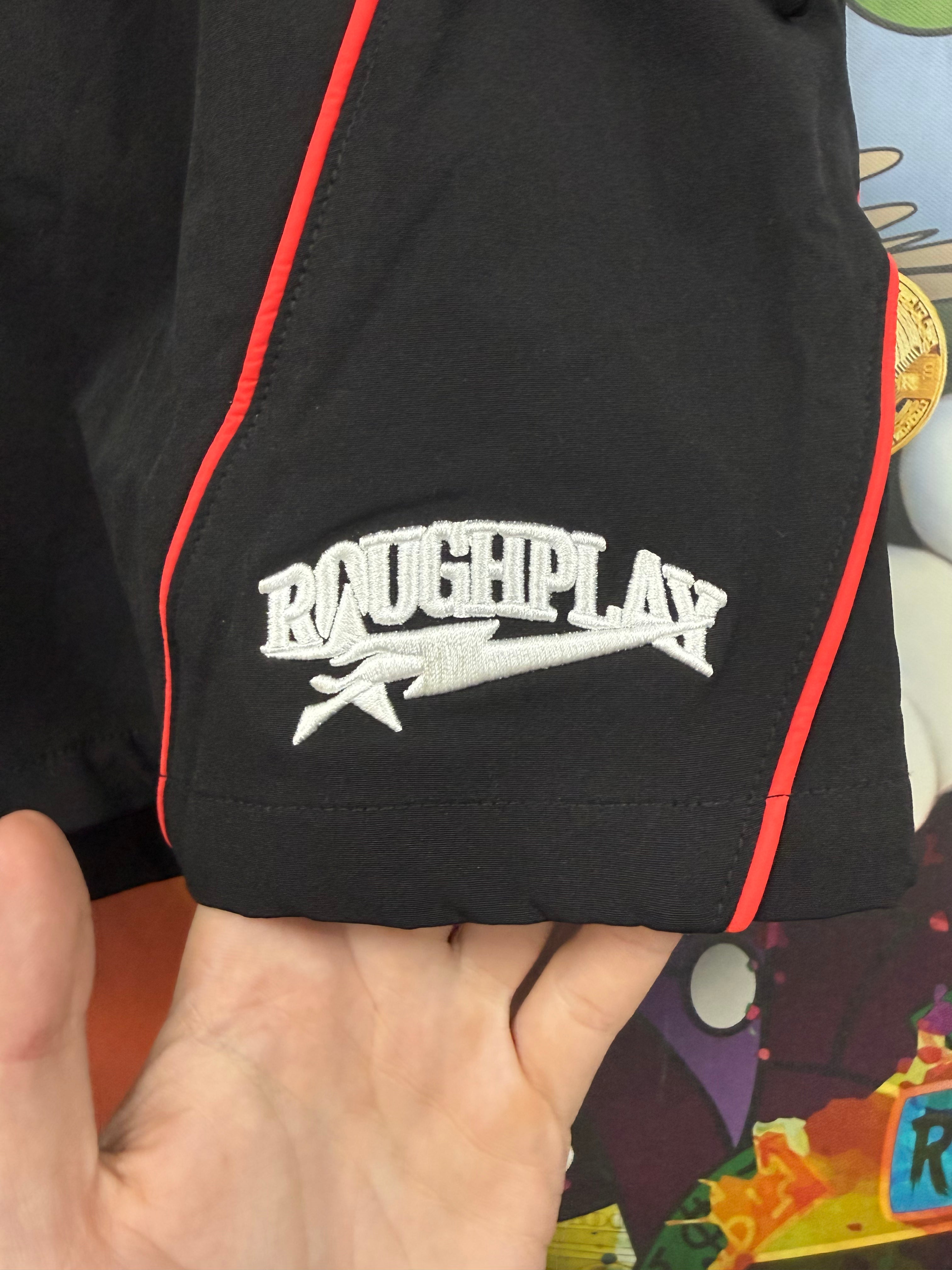 Roughplay Black Red Piping Shorts