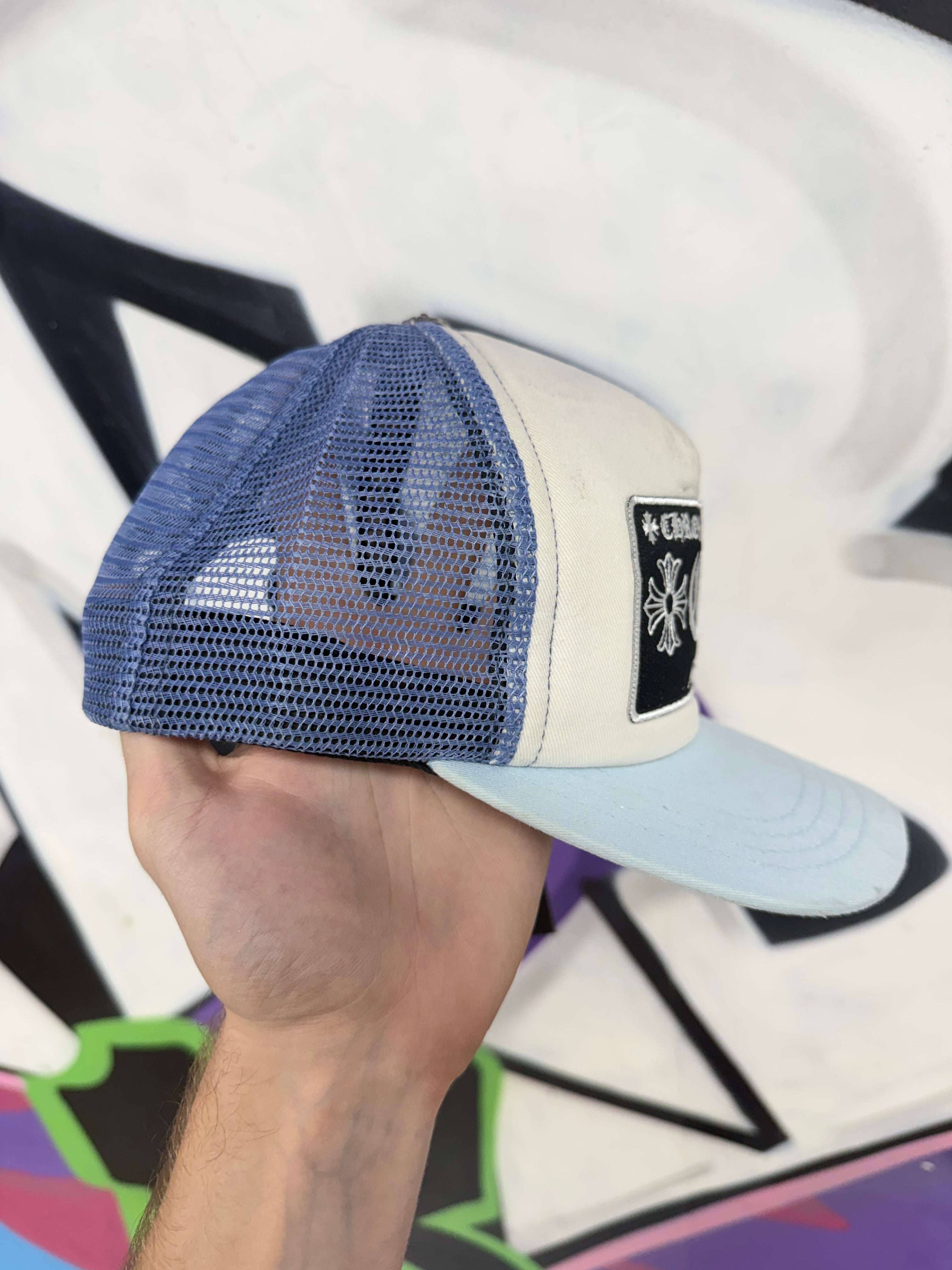 Chrome Hearts Baby Blue Miami CH Hat
