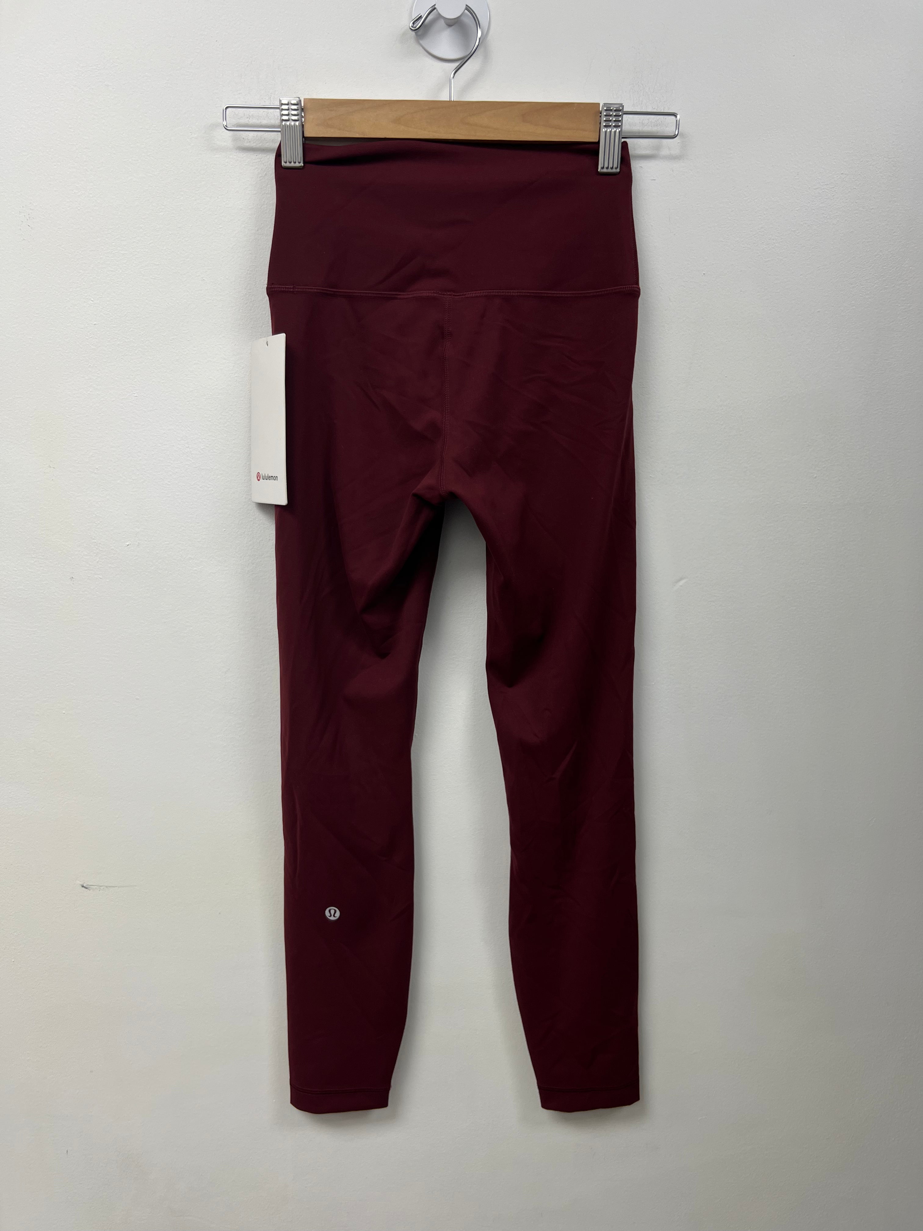 Lululemon Burgundy Align Leggings