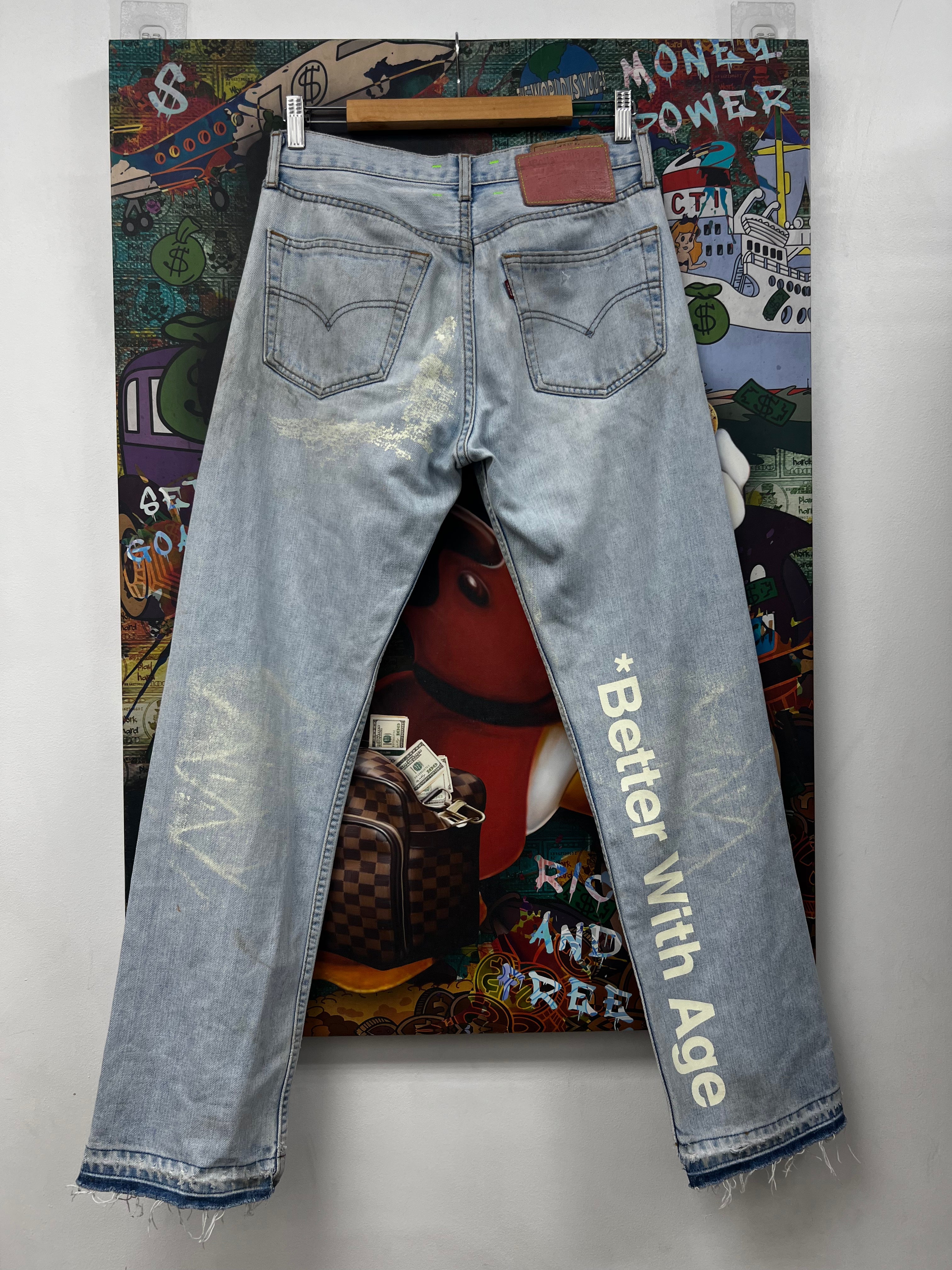 Better With Age Vintage Wash Embroidered Jeans