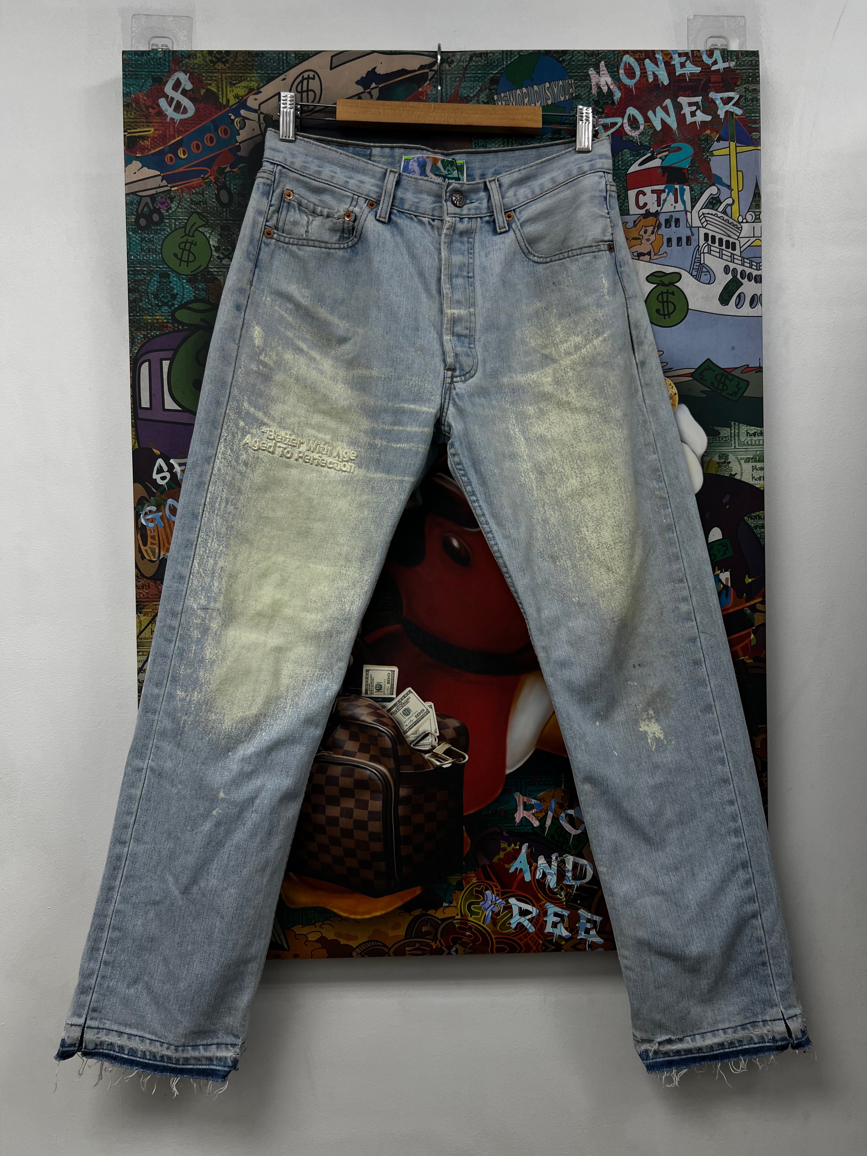 Better With Age Vintage Wash Embroidered Jeans
