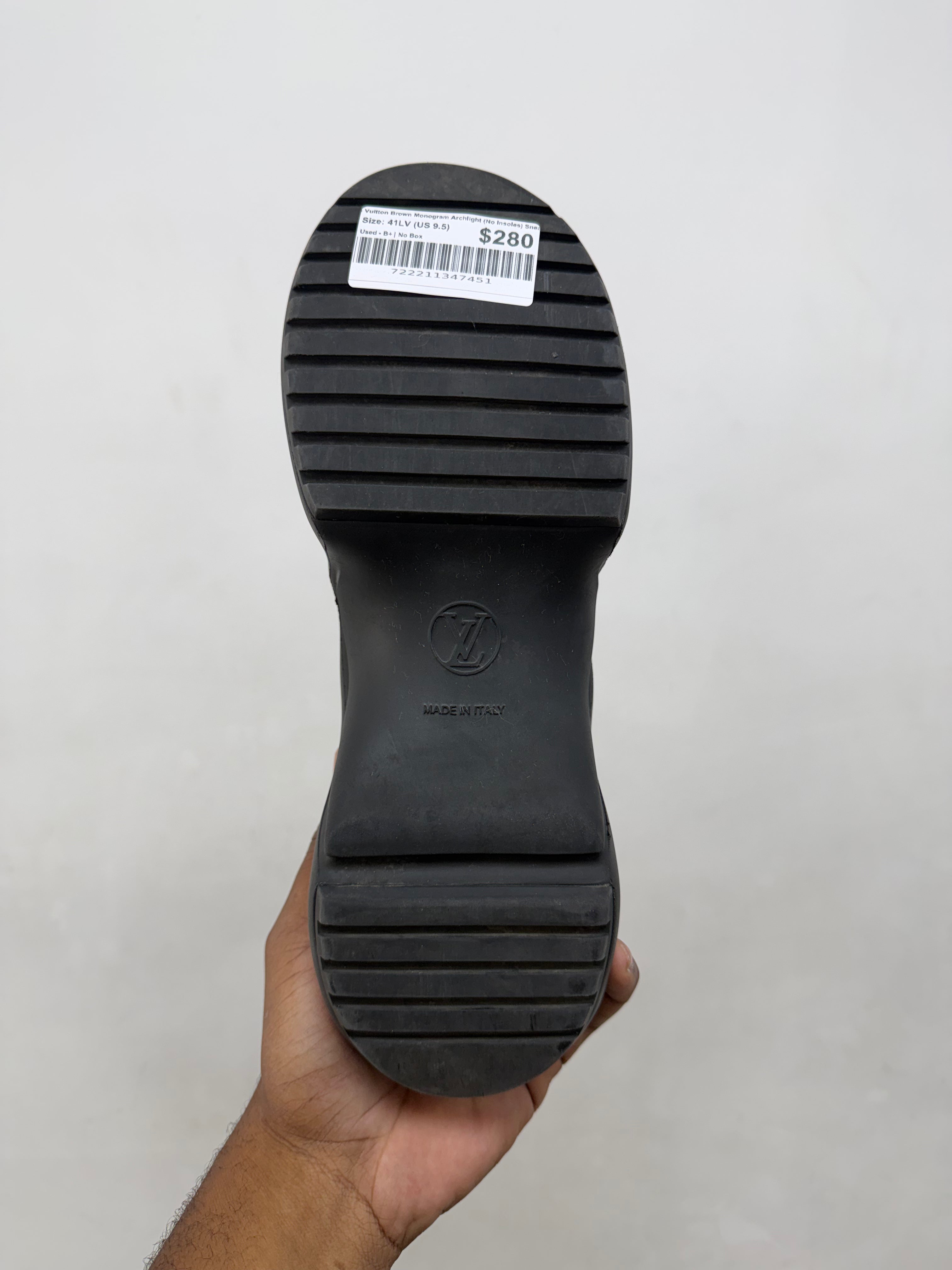 Louis Vuitton Brown Monogram Archlight (No Insoles) Sneakers