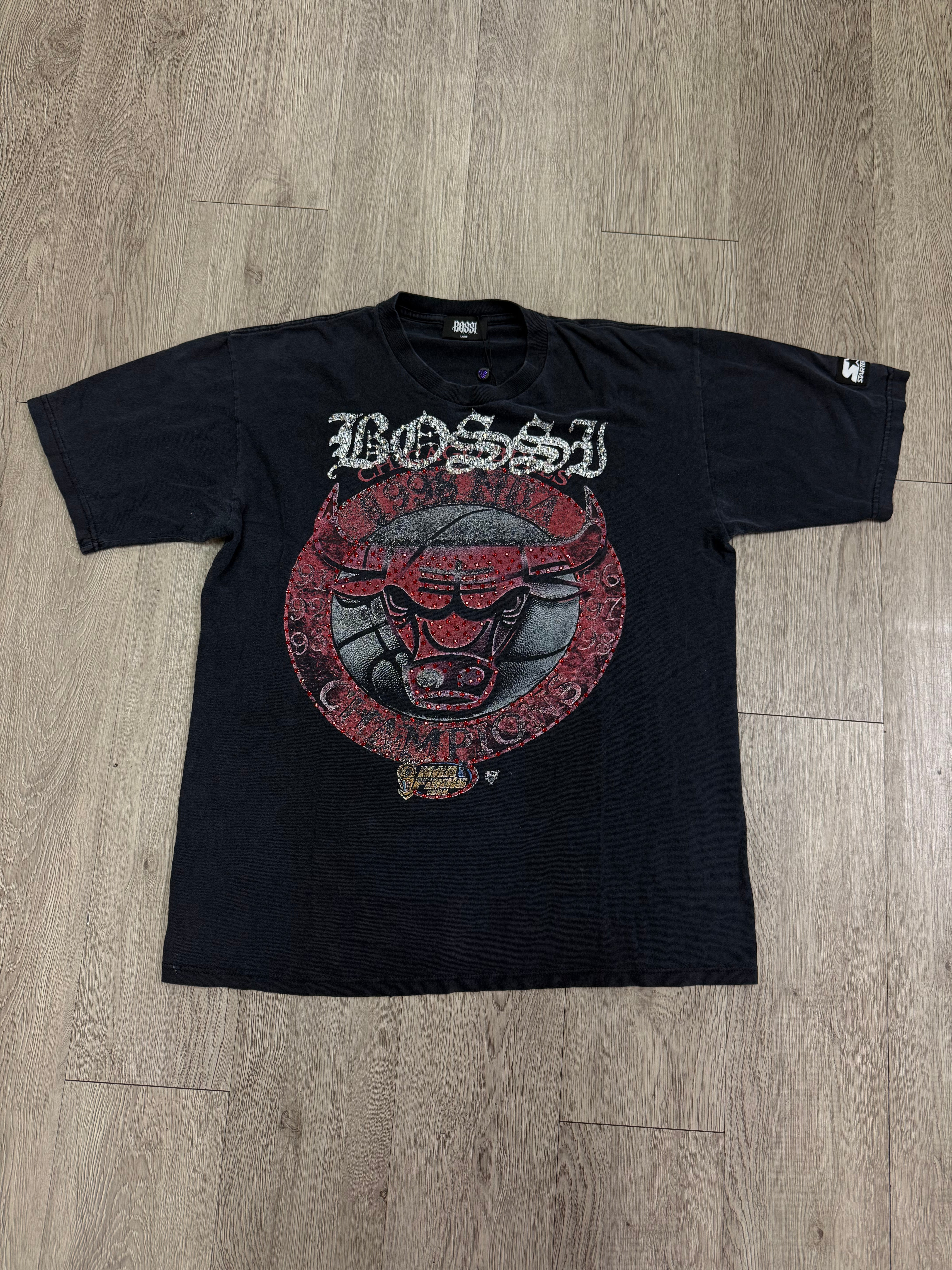 Bossi Chicago Bulls Rhinestone Tee