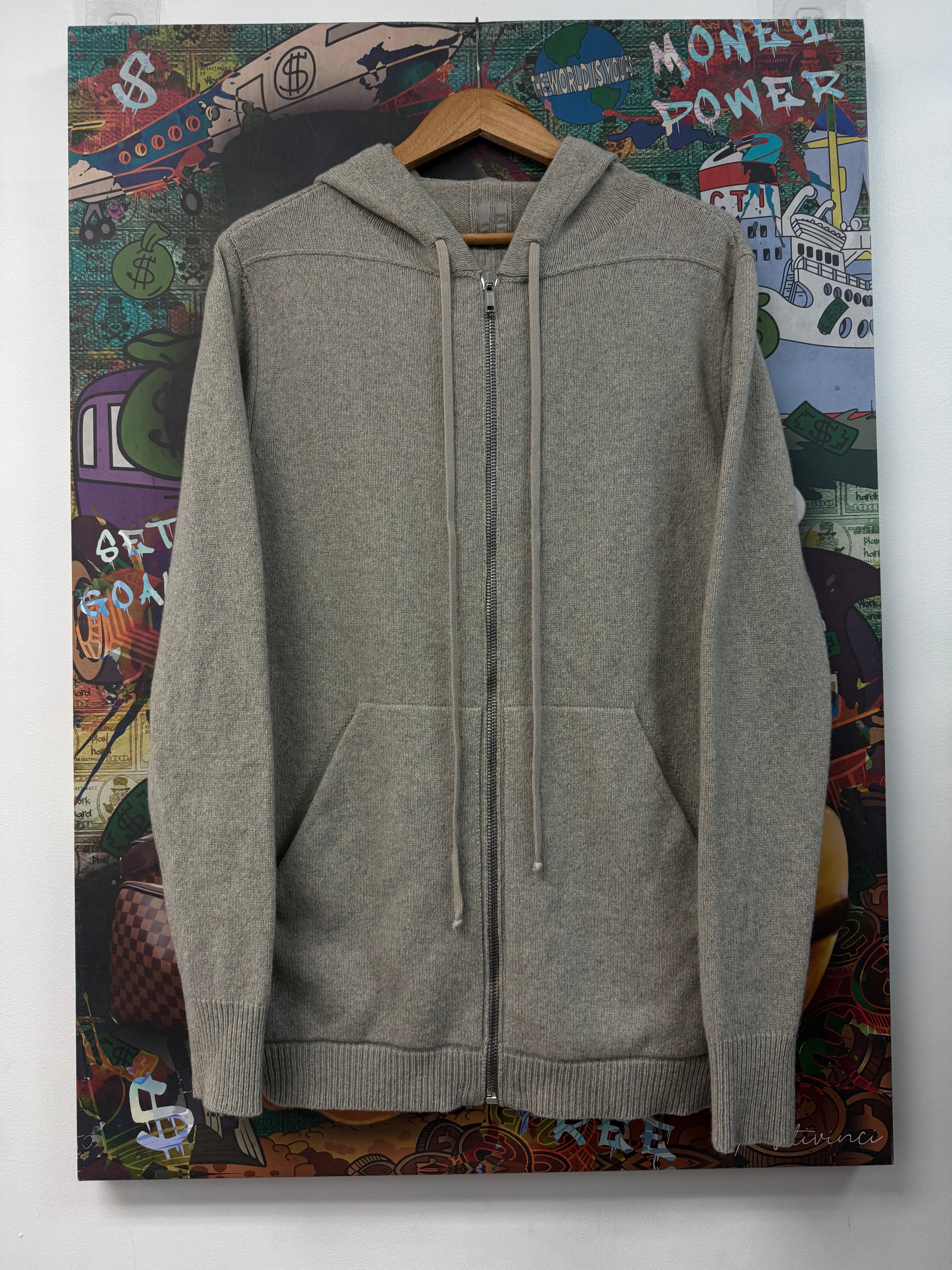 Rick Owens Cashmiere Grey Hoodie