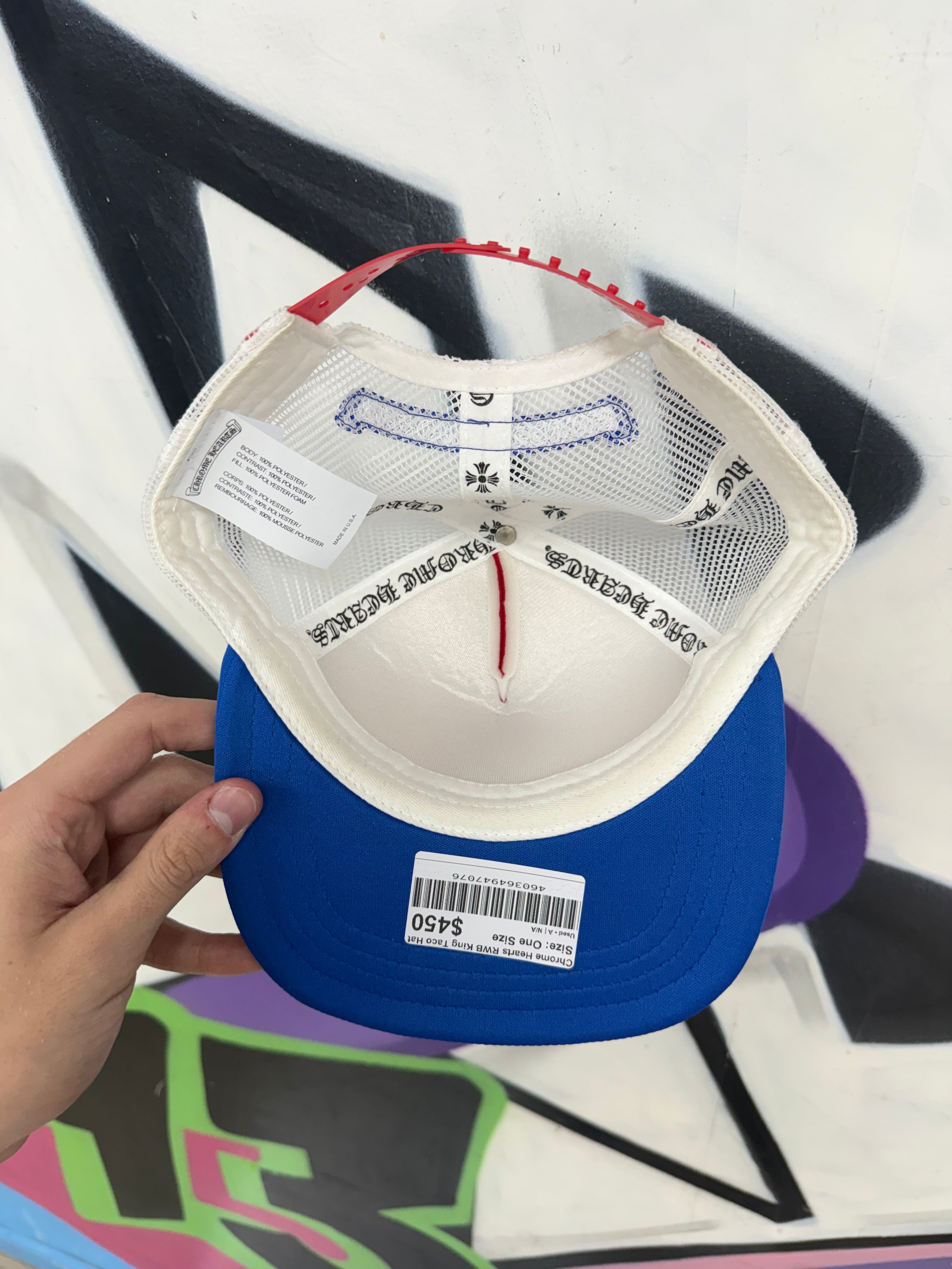 Chrome Hearts RWB King Taco Hat