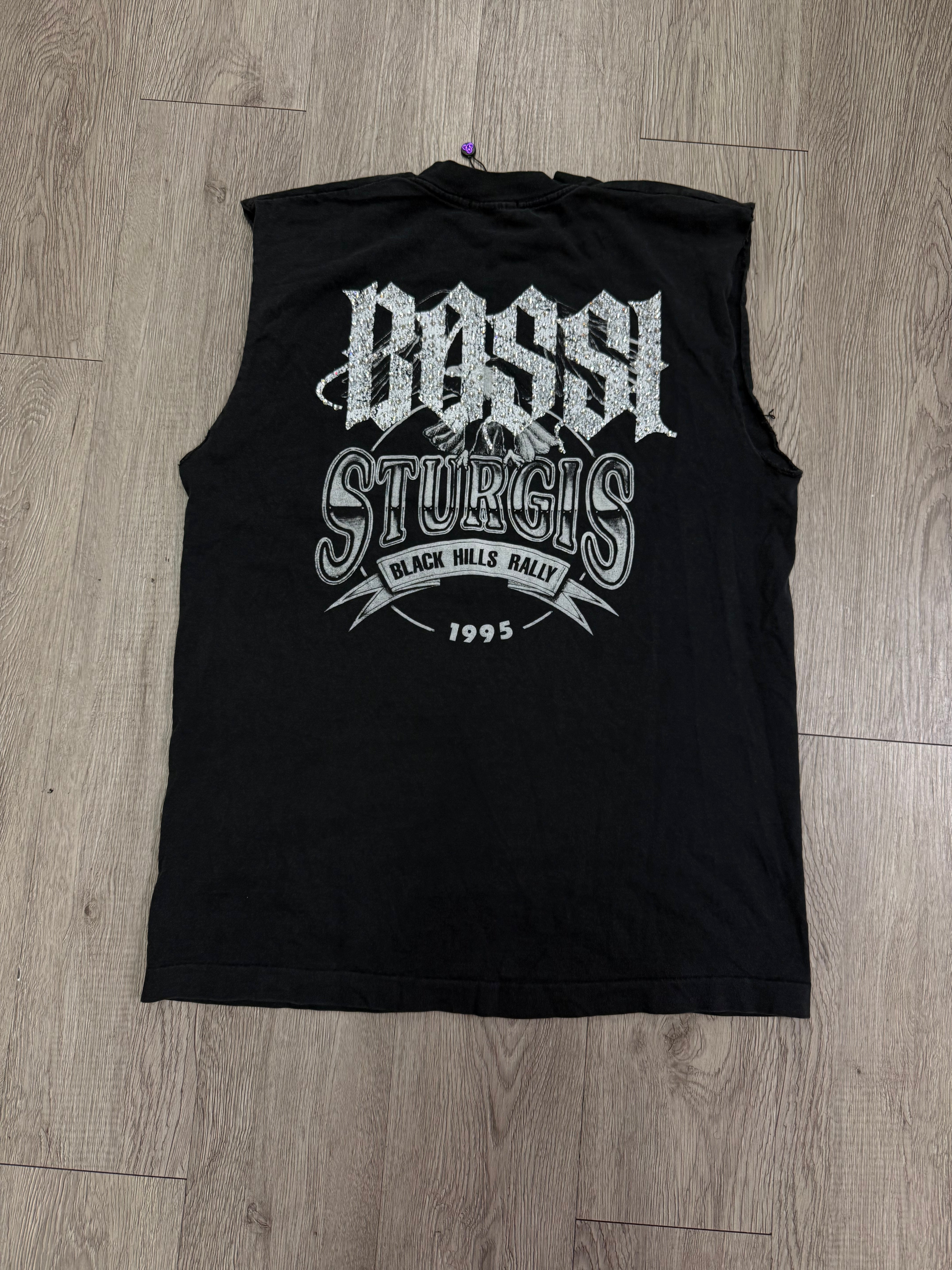 Bossi I Want Revenge Rhinestone Sleeveless Tee
