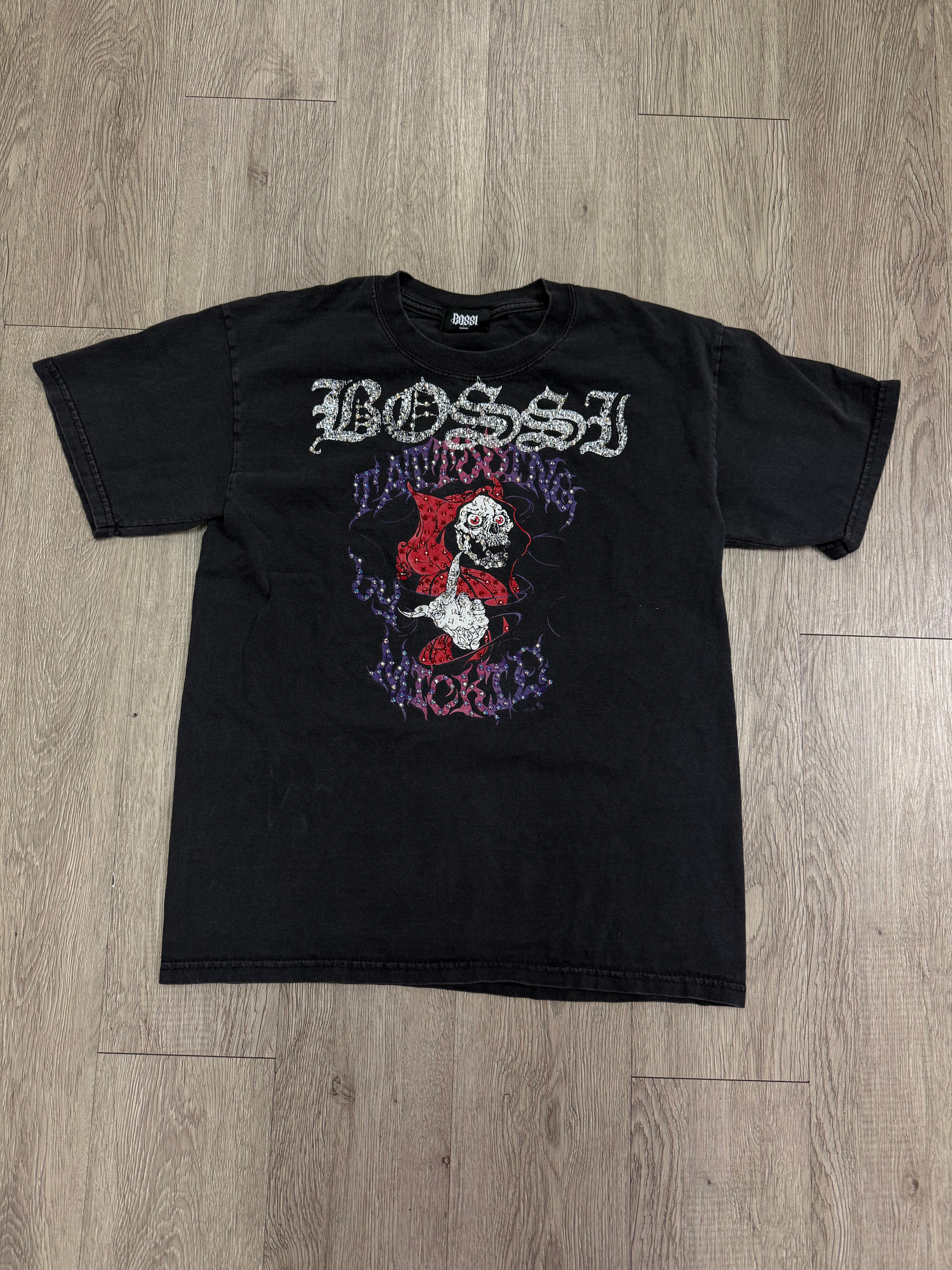 Bossi Tattooing Rhinestone Tee