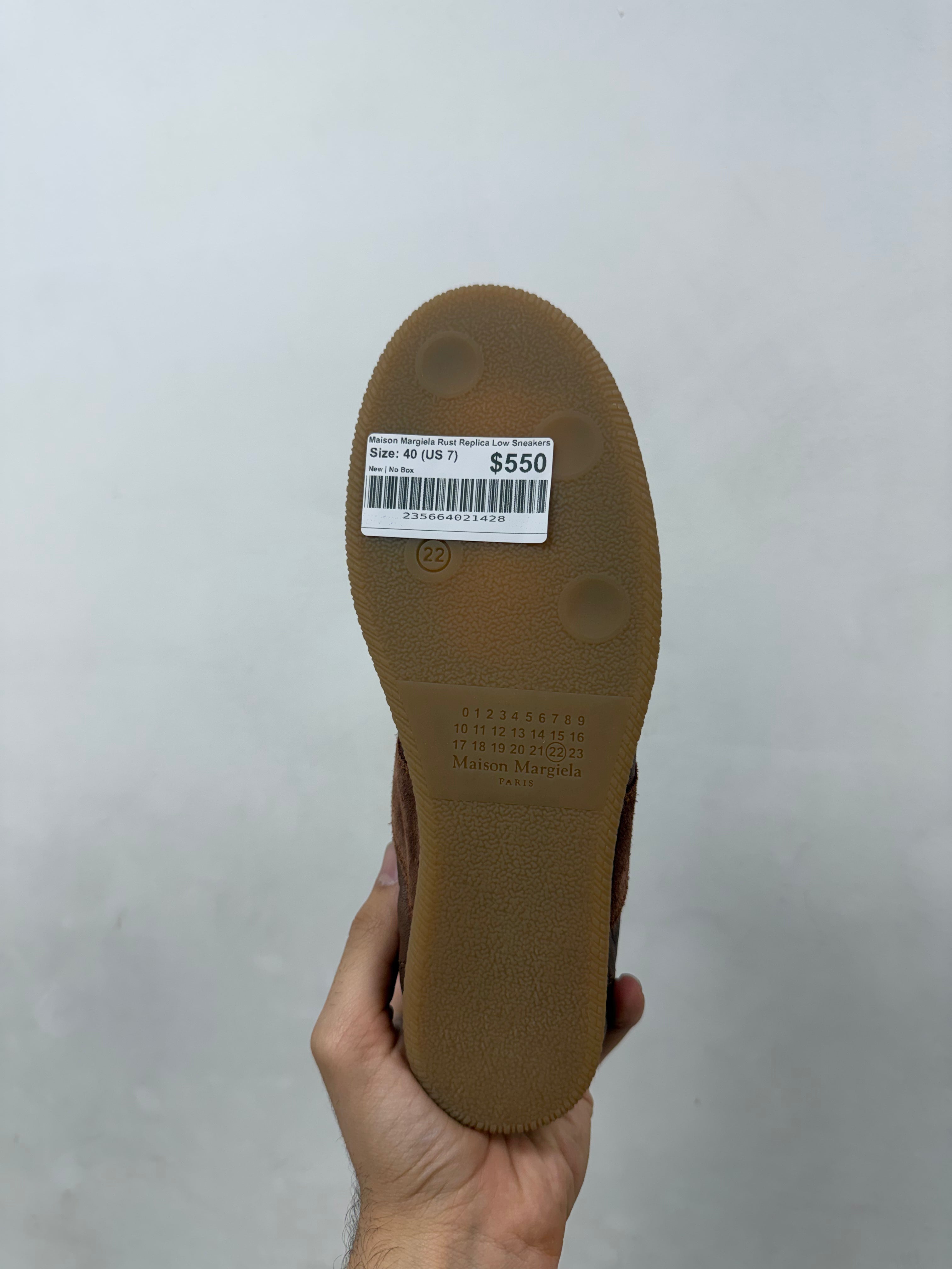 Maison Margiela Rust Replica Low Sneakers