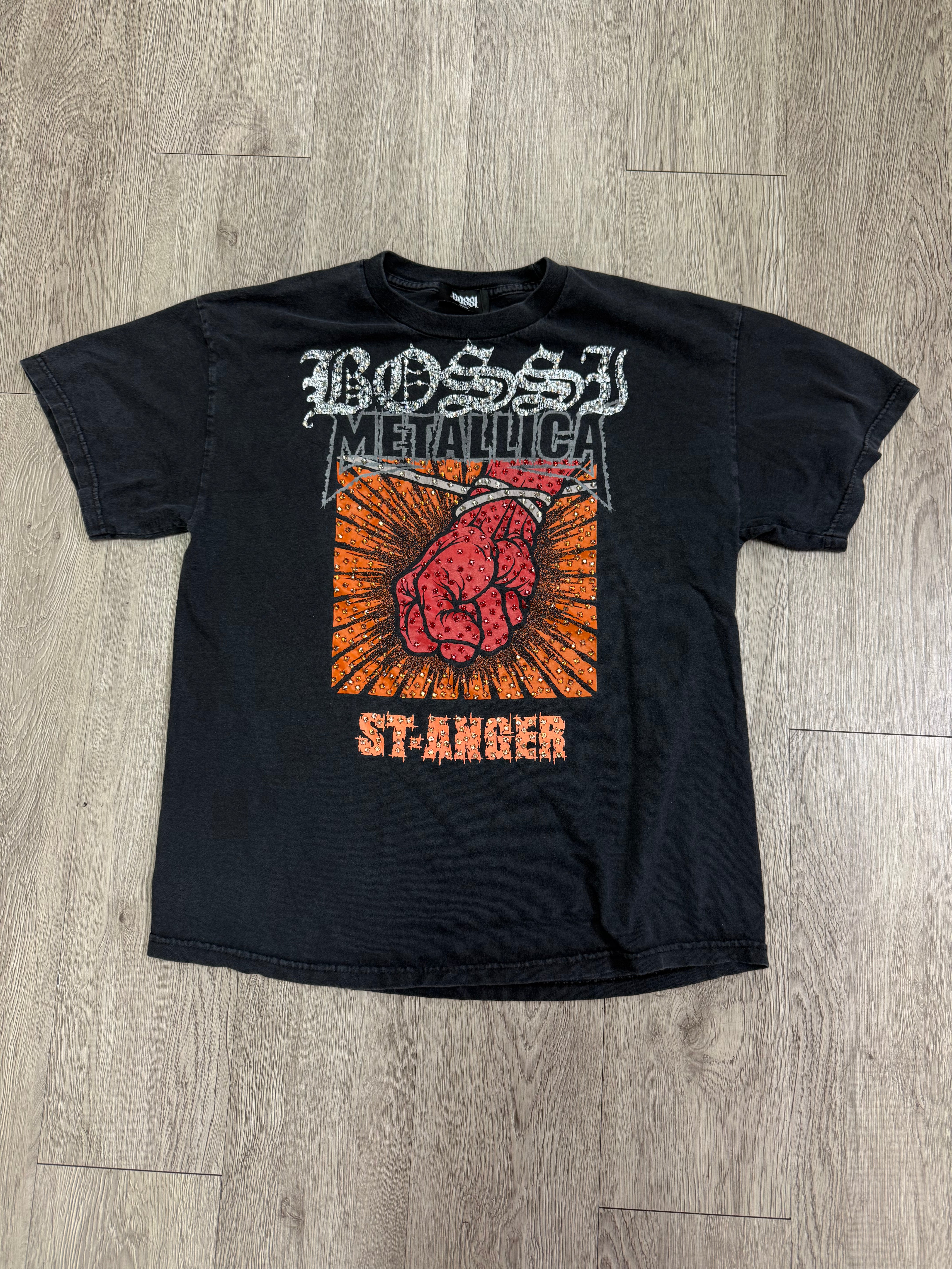 Bossi Metallica St Anger Rhinestone Tee