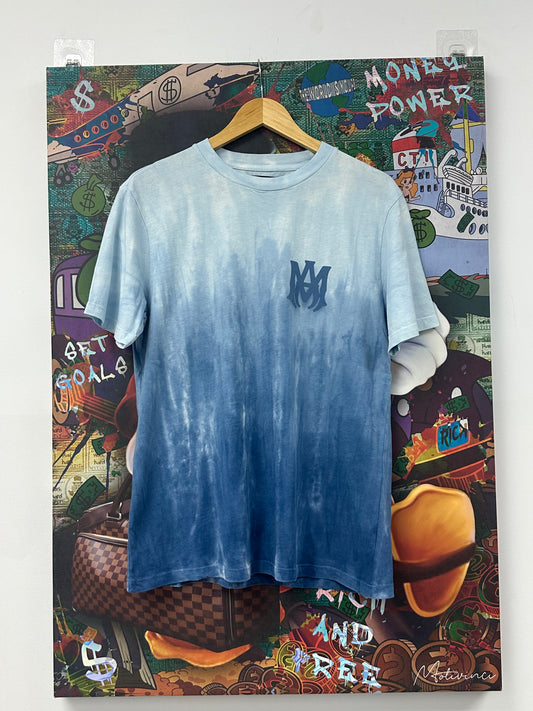 Amiri Tee Blue Tye Dye