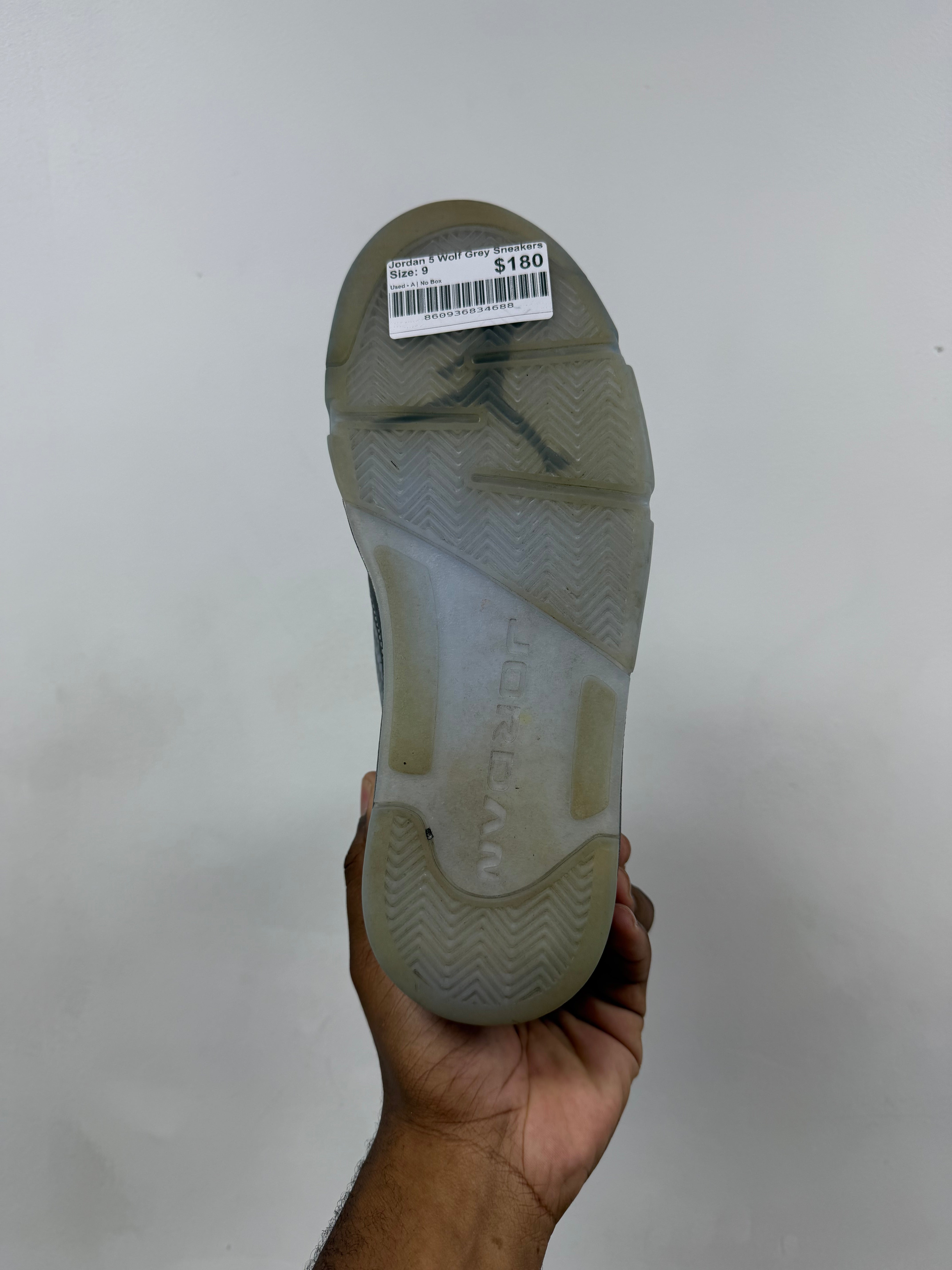 Jordan 5 Wolf Grey Sneakers