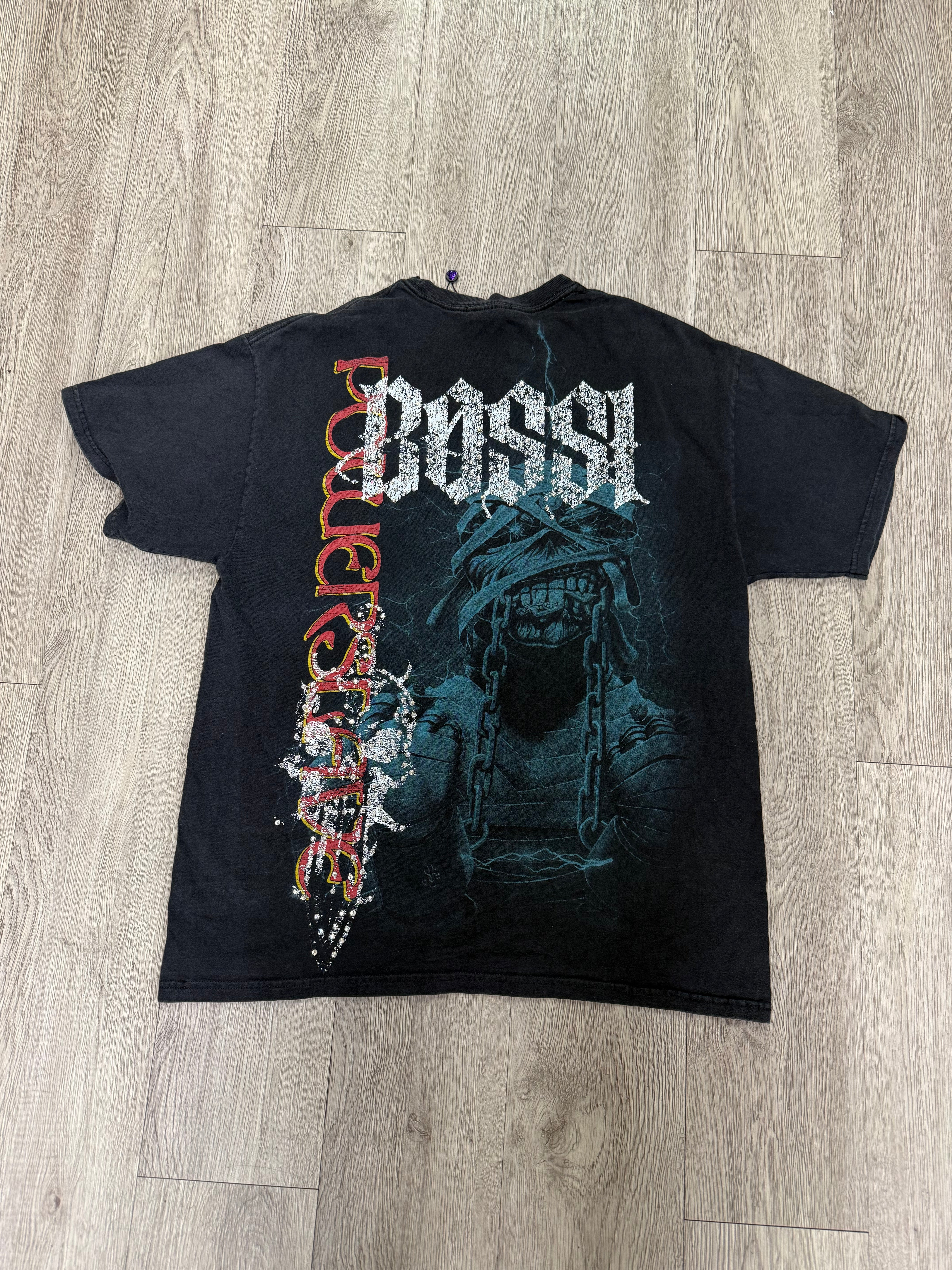 Bossi Iron Maiden Rhinestone Tee