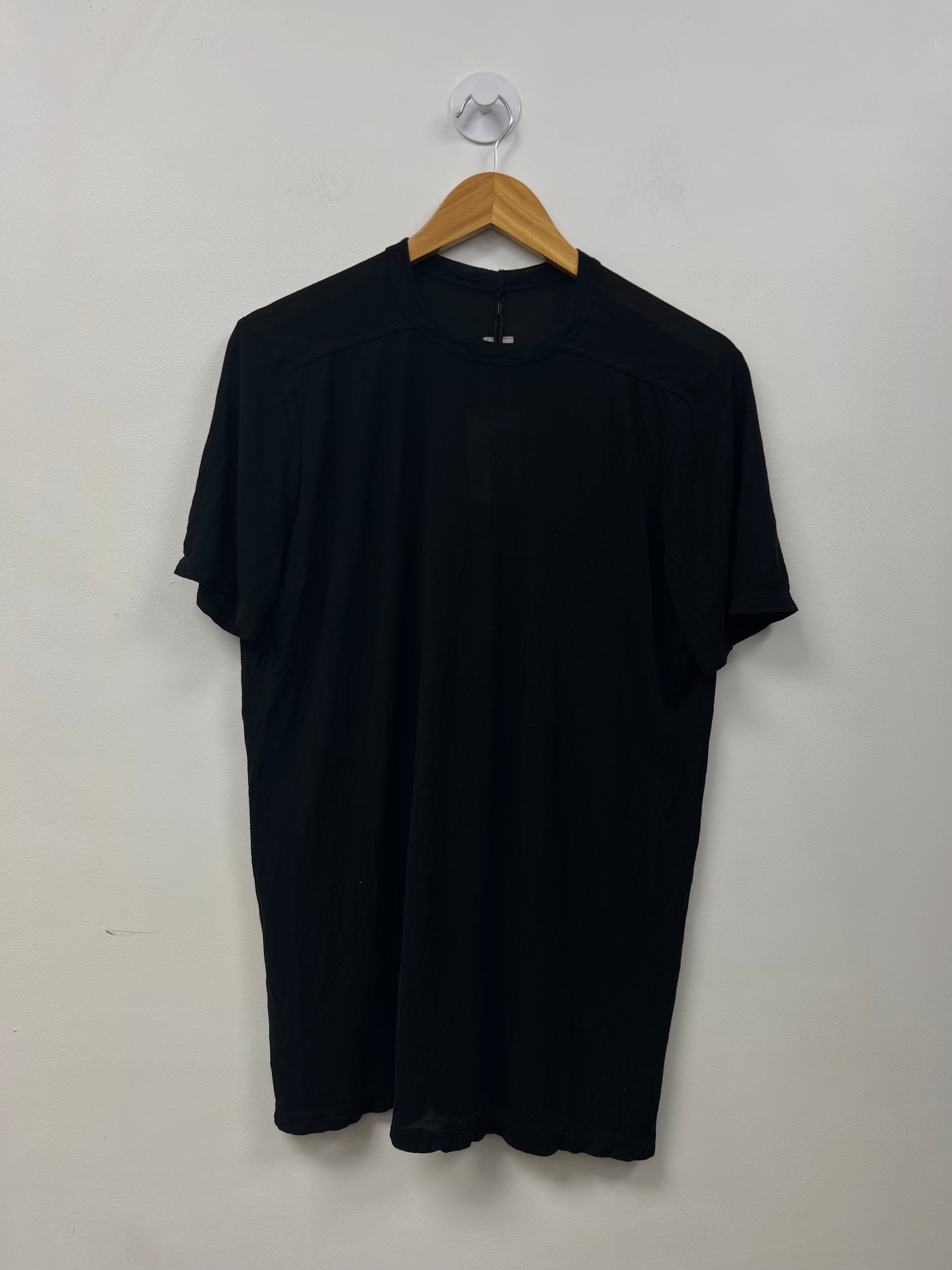 Rick Owens Black Plain Tee