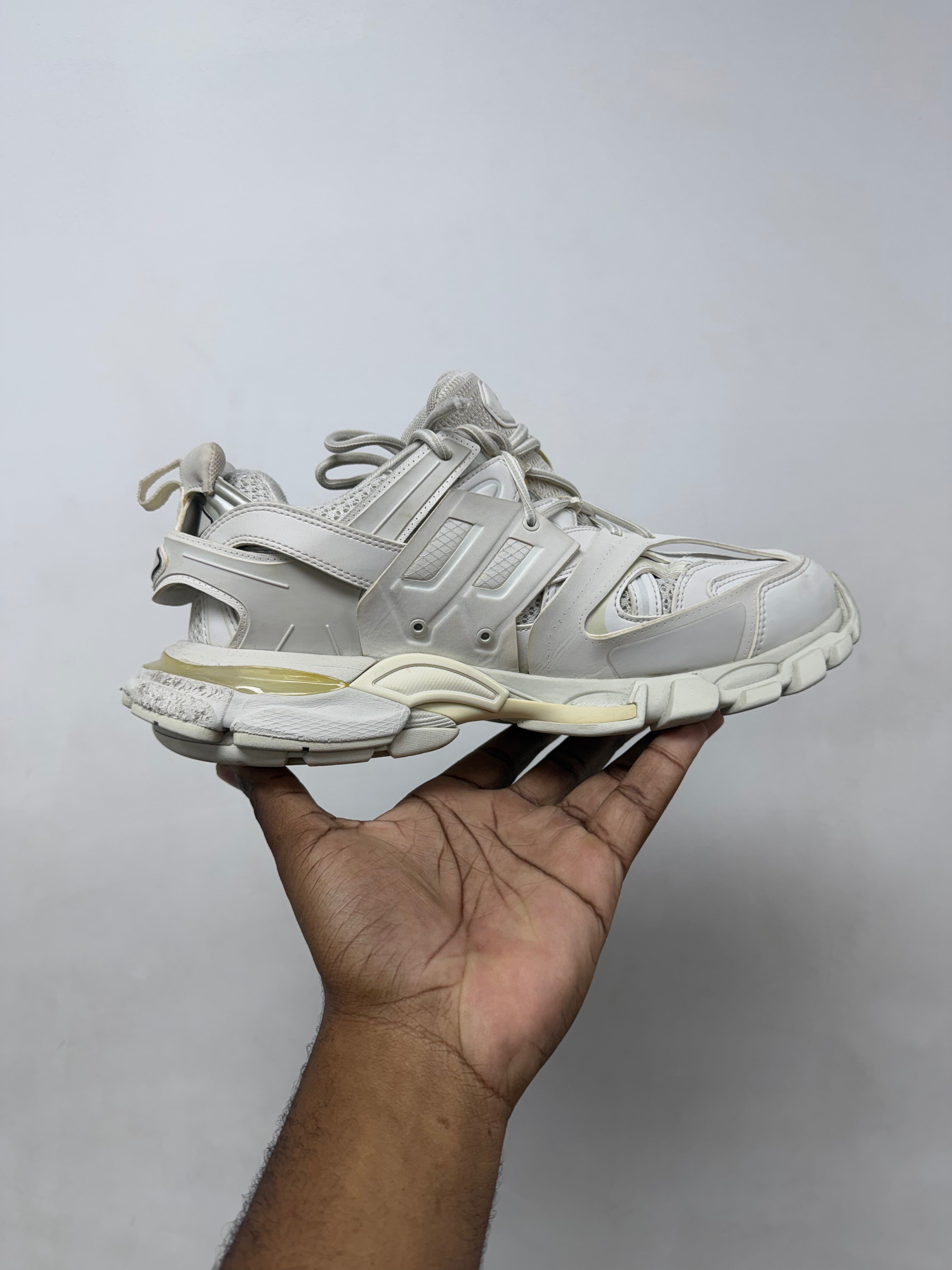 Balenciaga White Track Sneakers