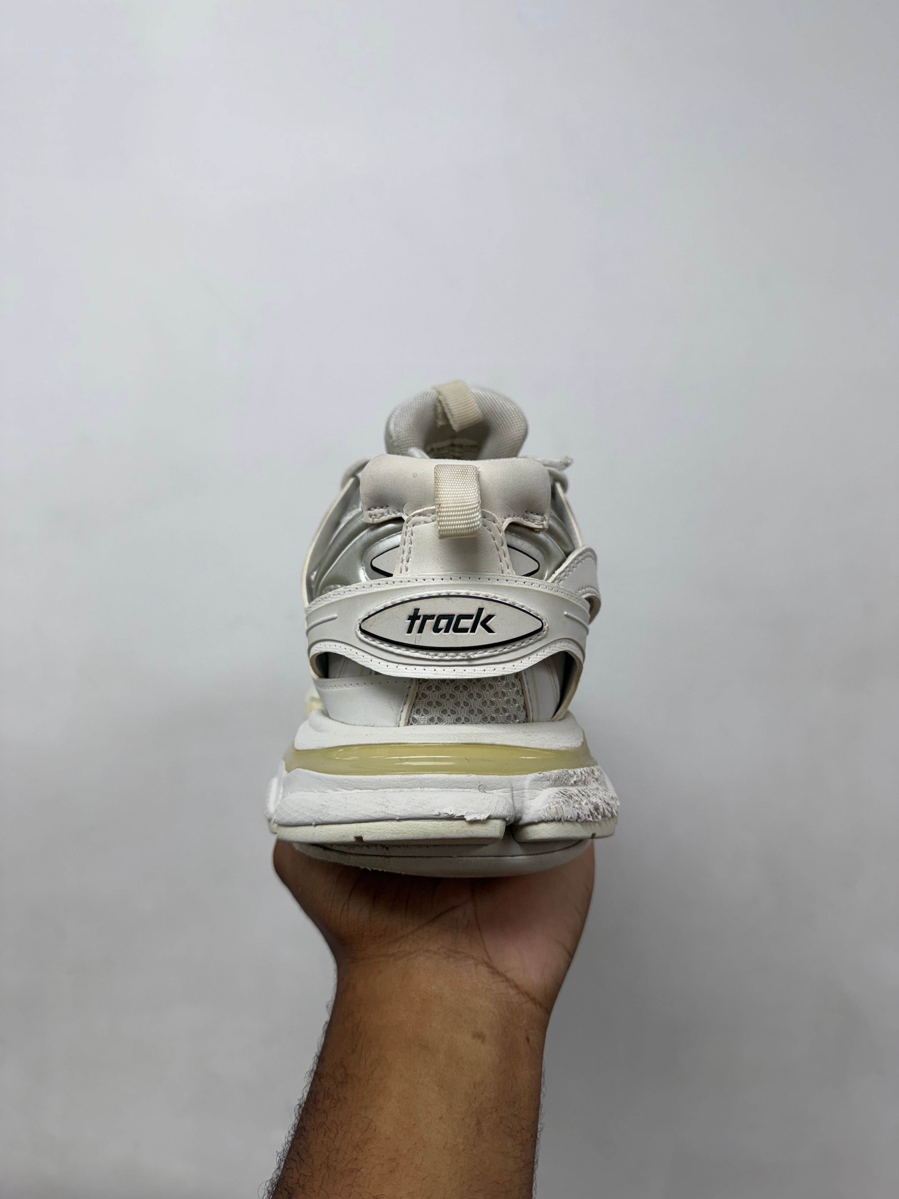 Balenciaga White Track Sneakers