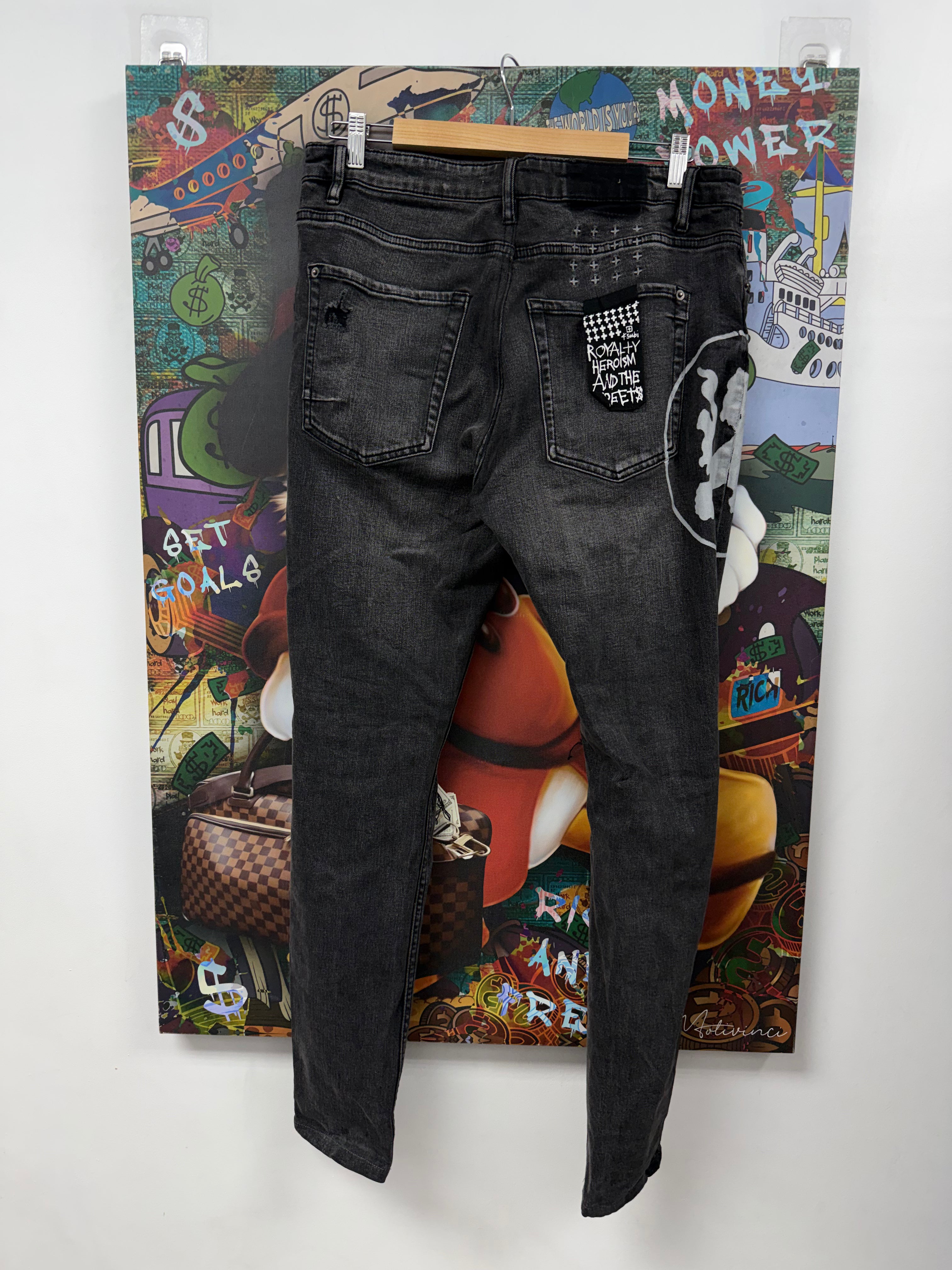 Ksubi Black Wash Lion Jeans