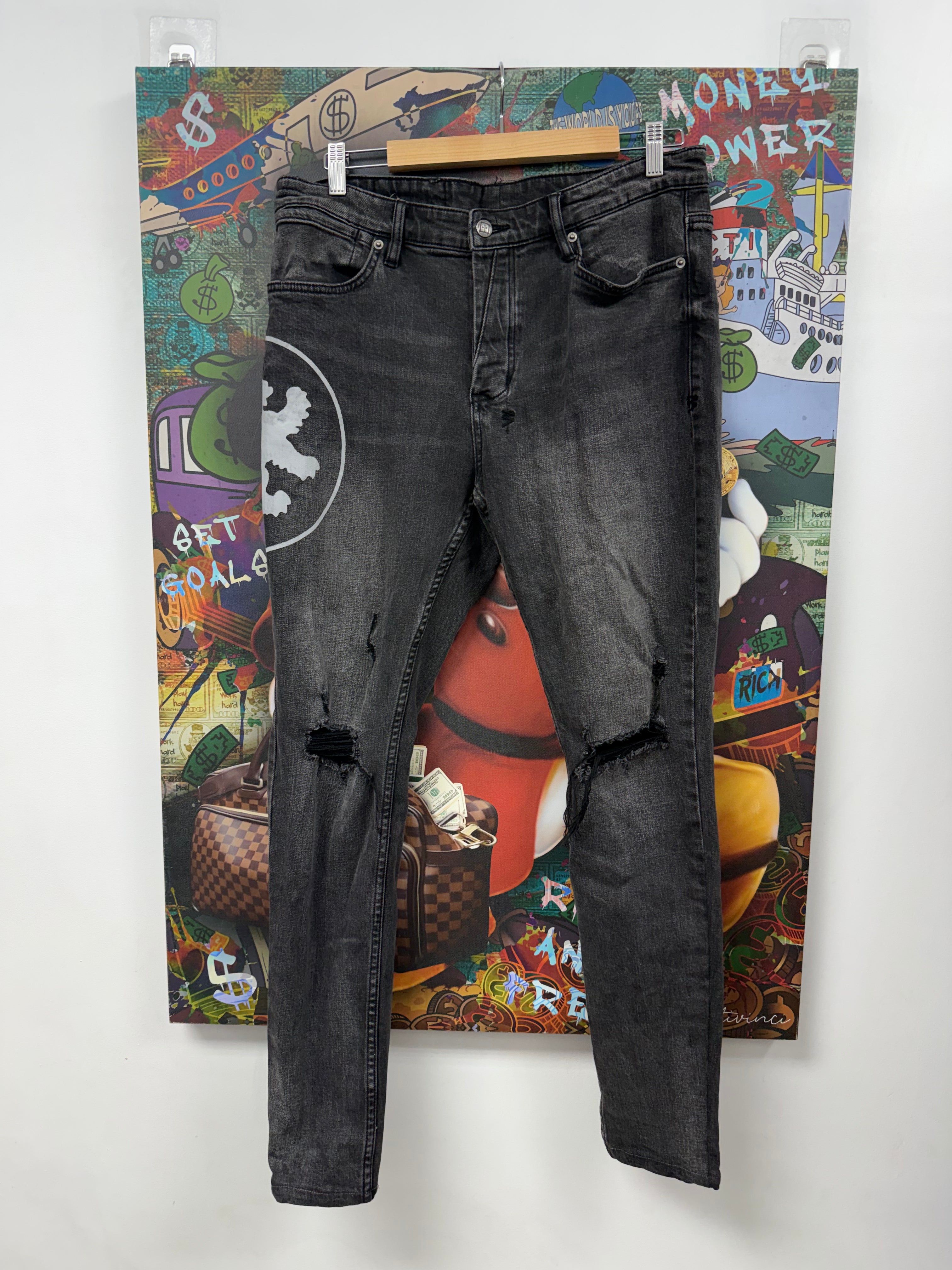 Ksubi Black Wash Lion Jeans