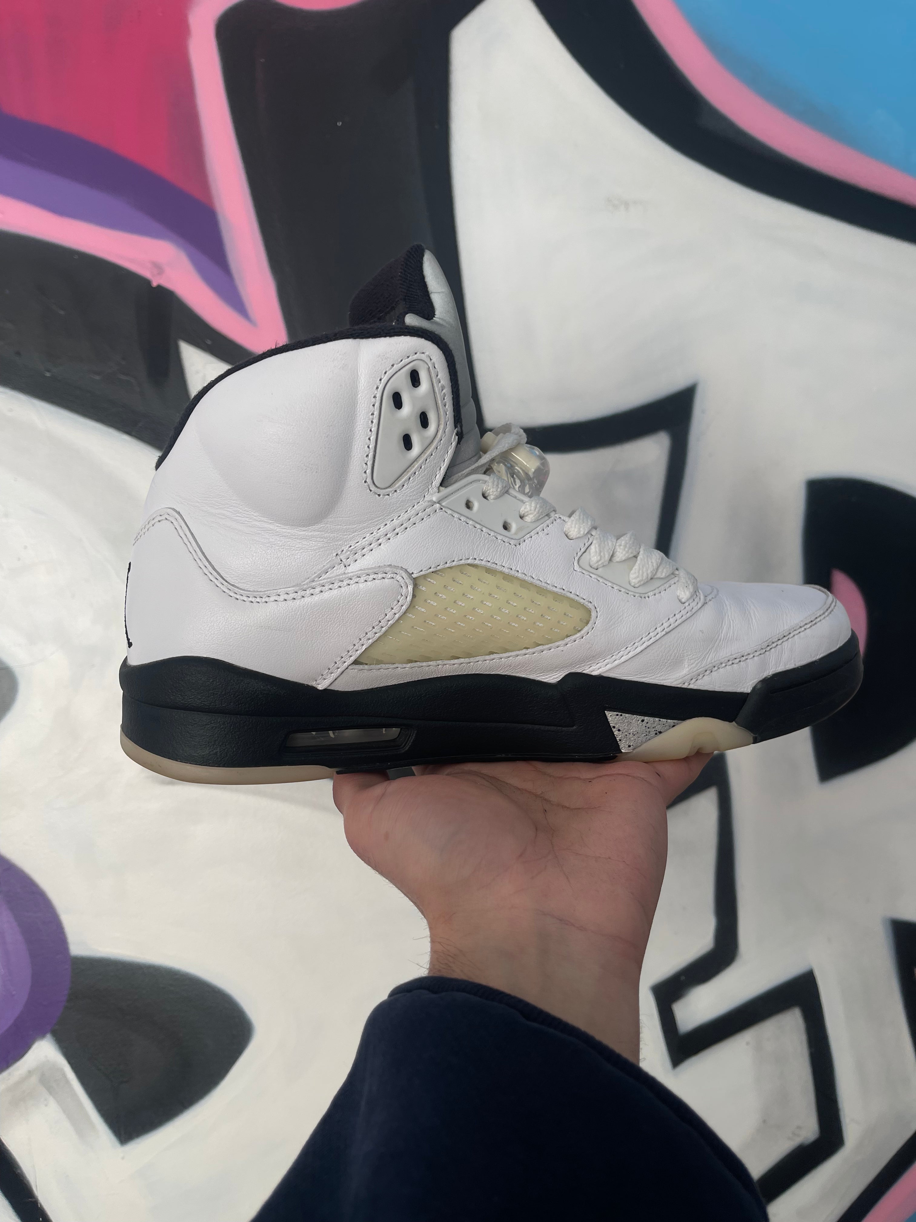 Nike Jordan 5 Reverse Metallic Sneakers