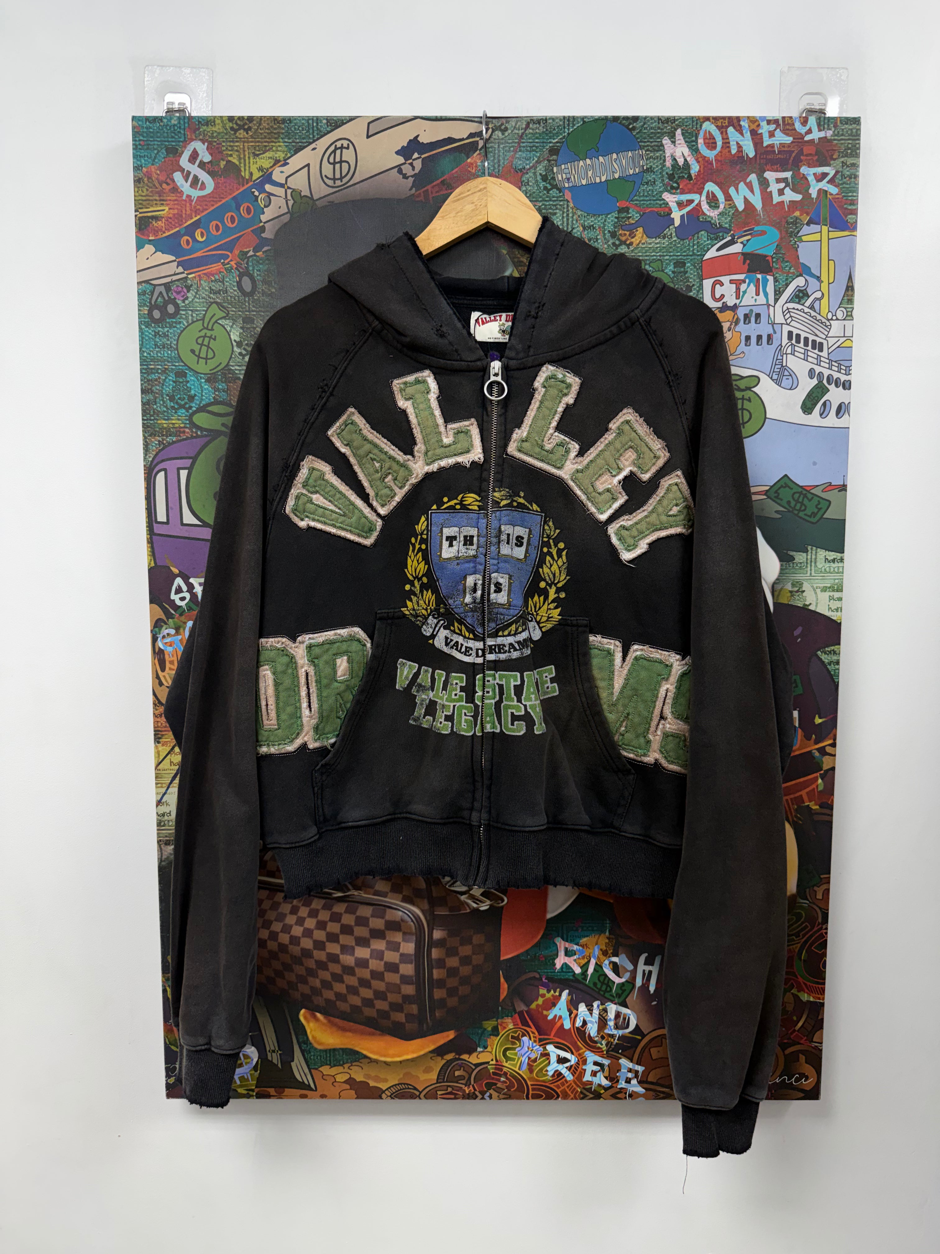 Vale Gem Stud (Stones Removed) Zip Up