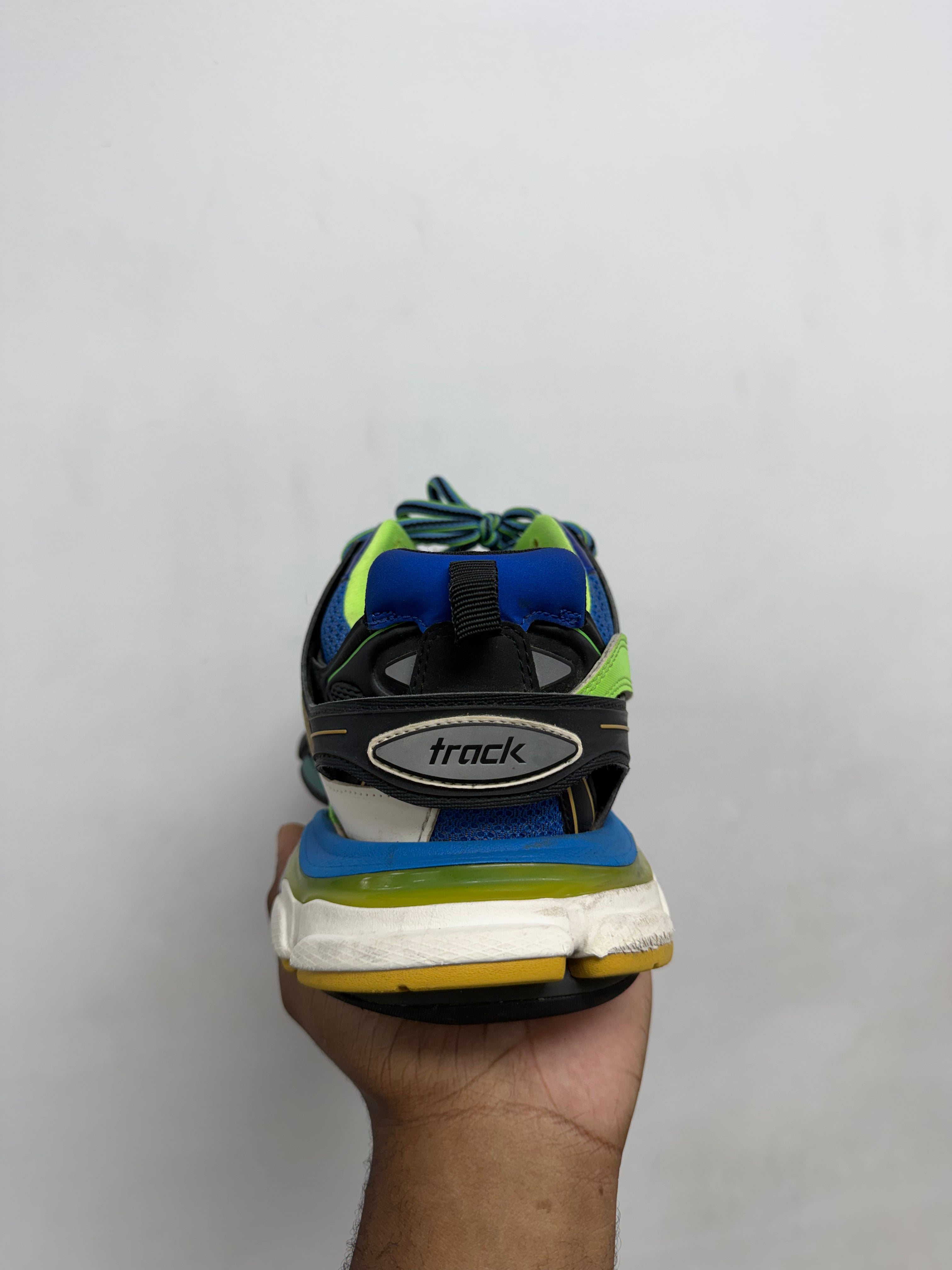 Balenciaga Blue Green Track Sneakers