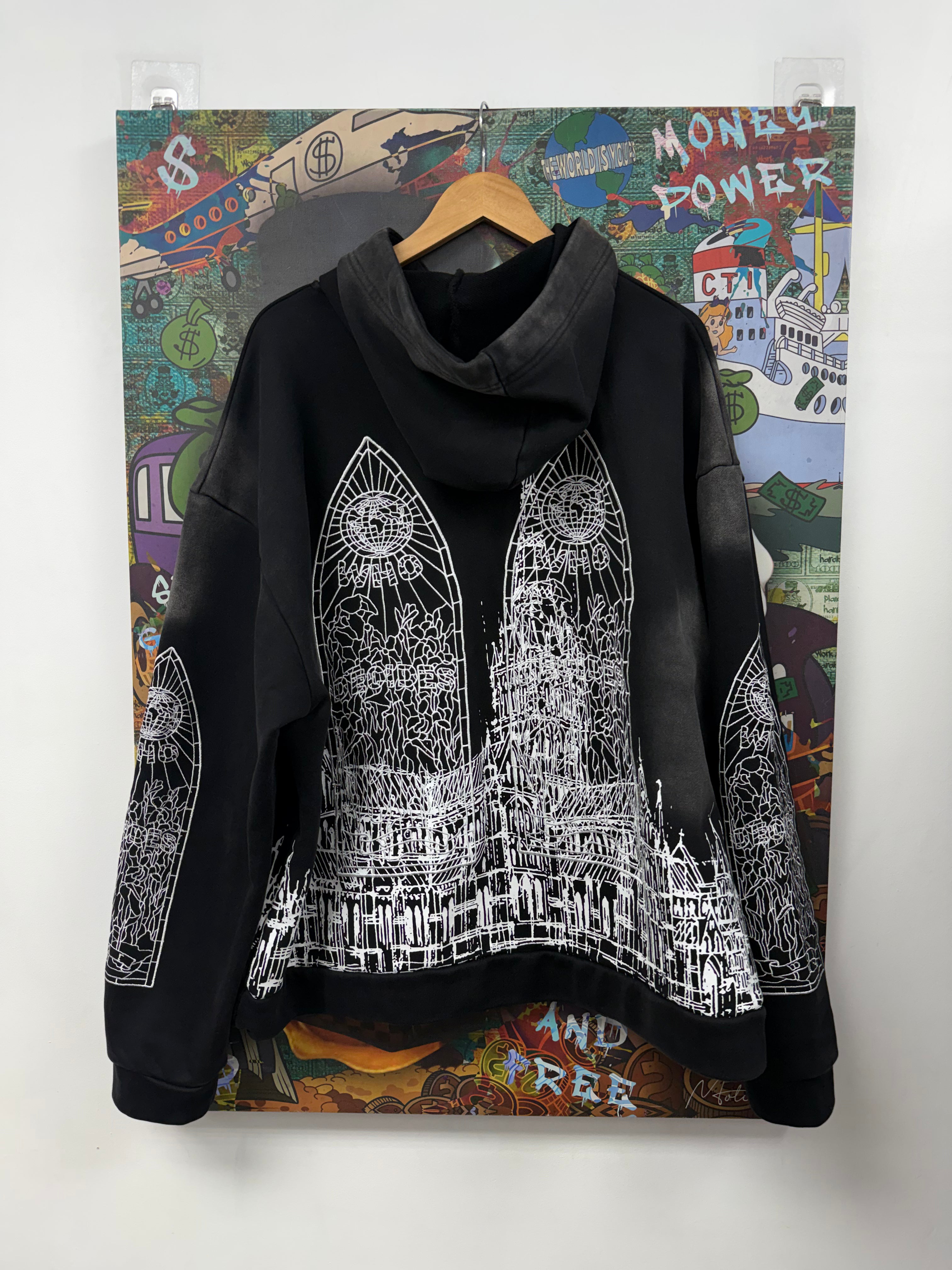 Who Decides War Black Cathedral Hoodie