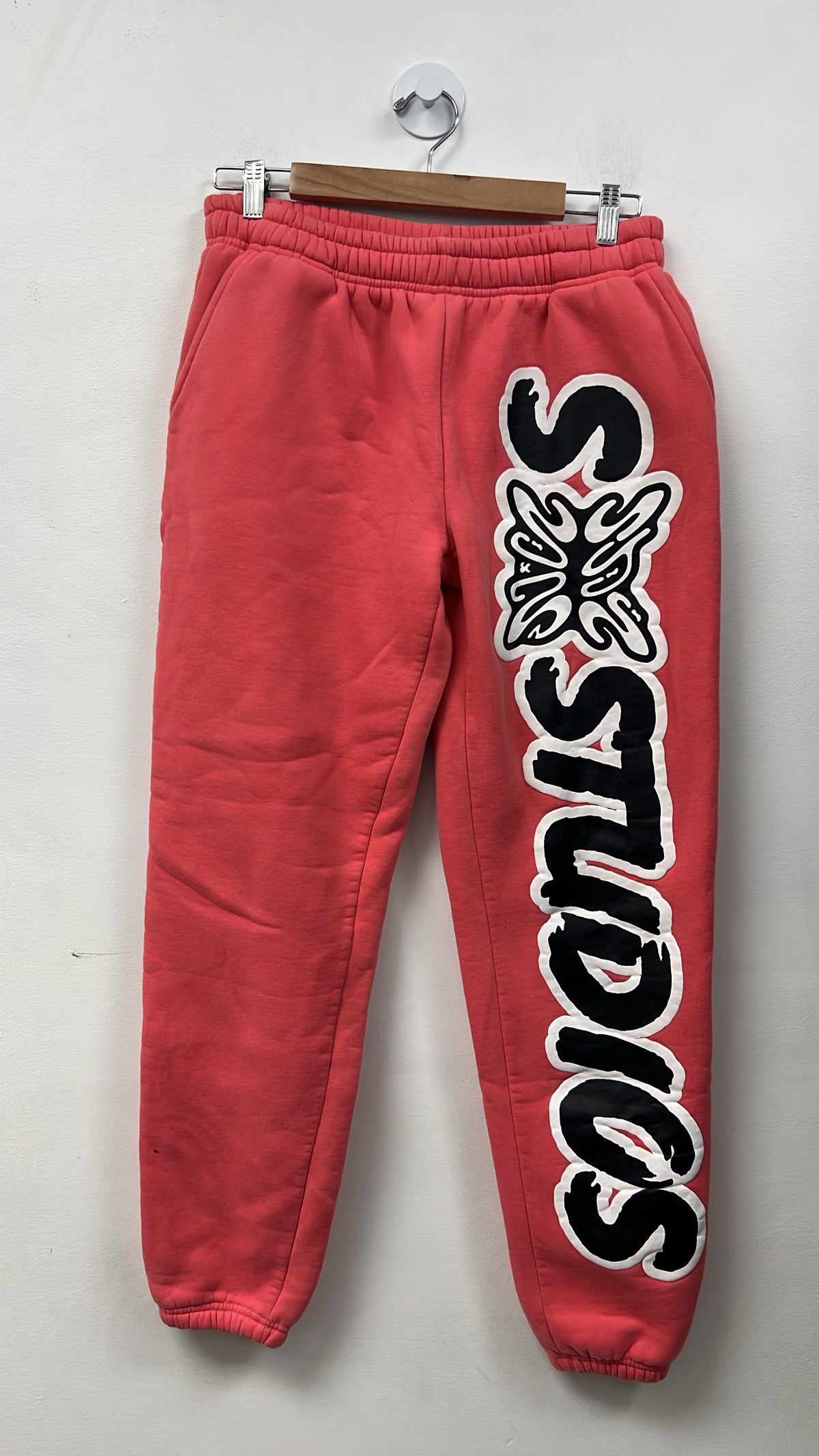 SB Studios Pink Black Logo Pants