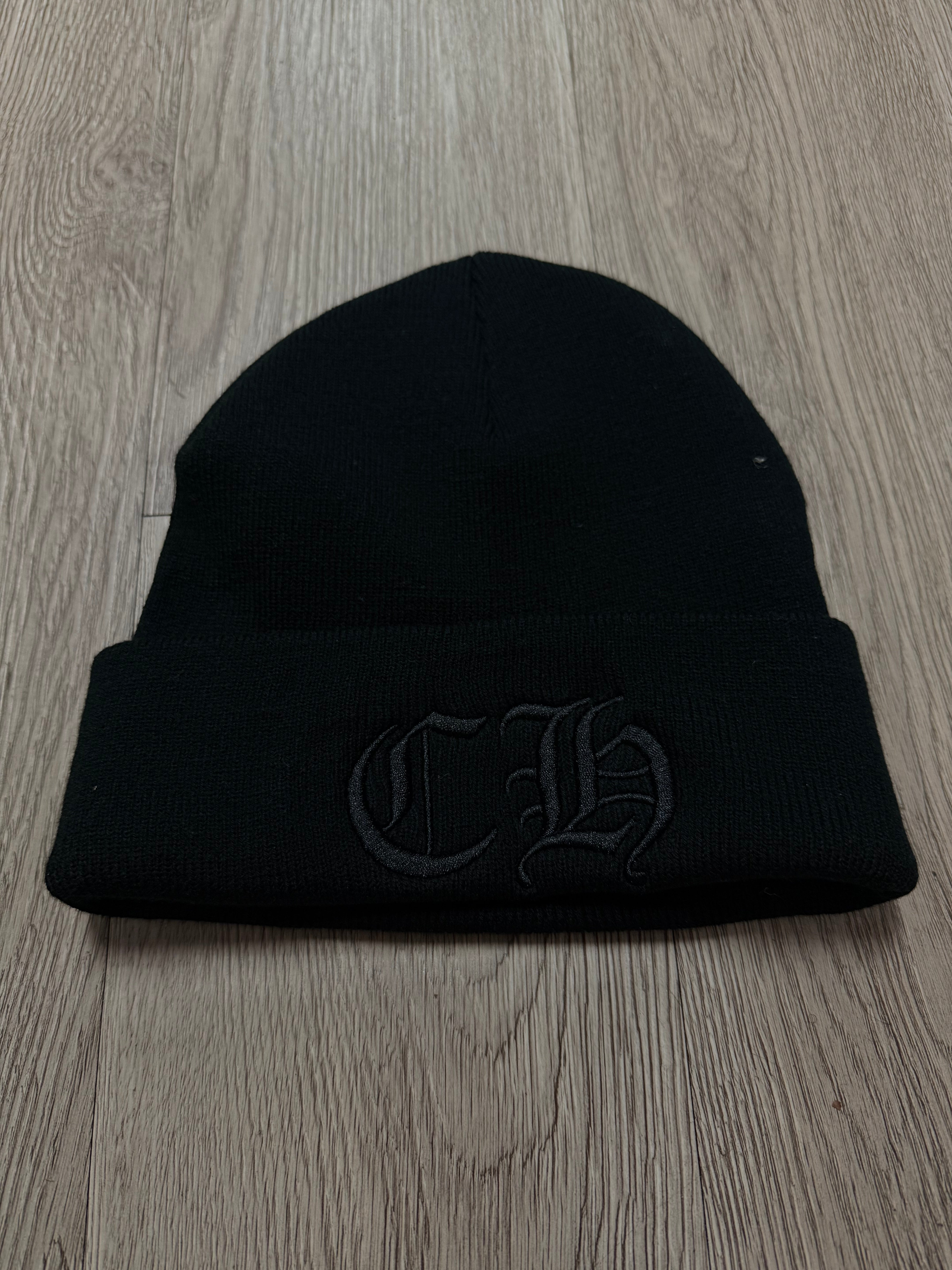 Chrome Hearts Black Black CH Hat